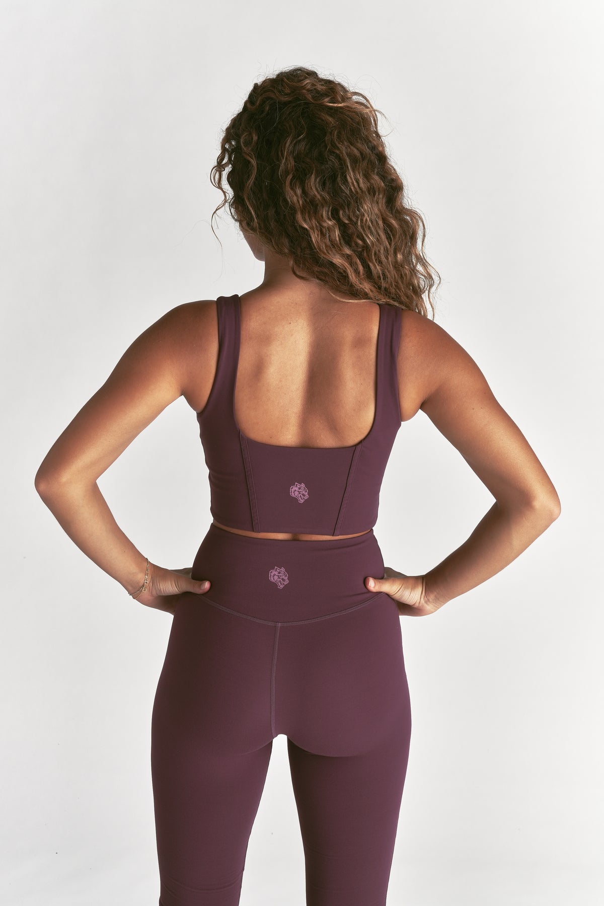 Wolf "Kiera" Energy Corset Bra in Fig