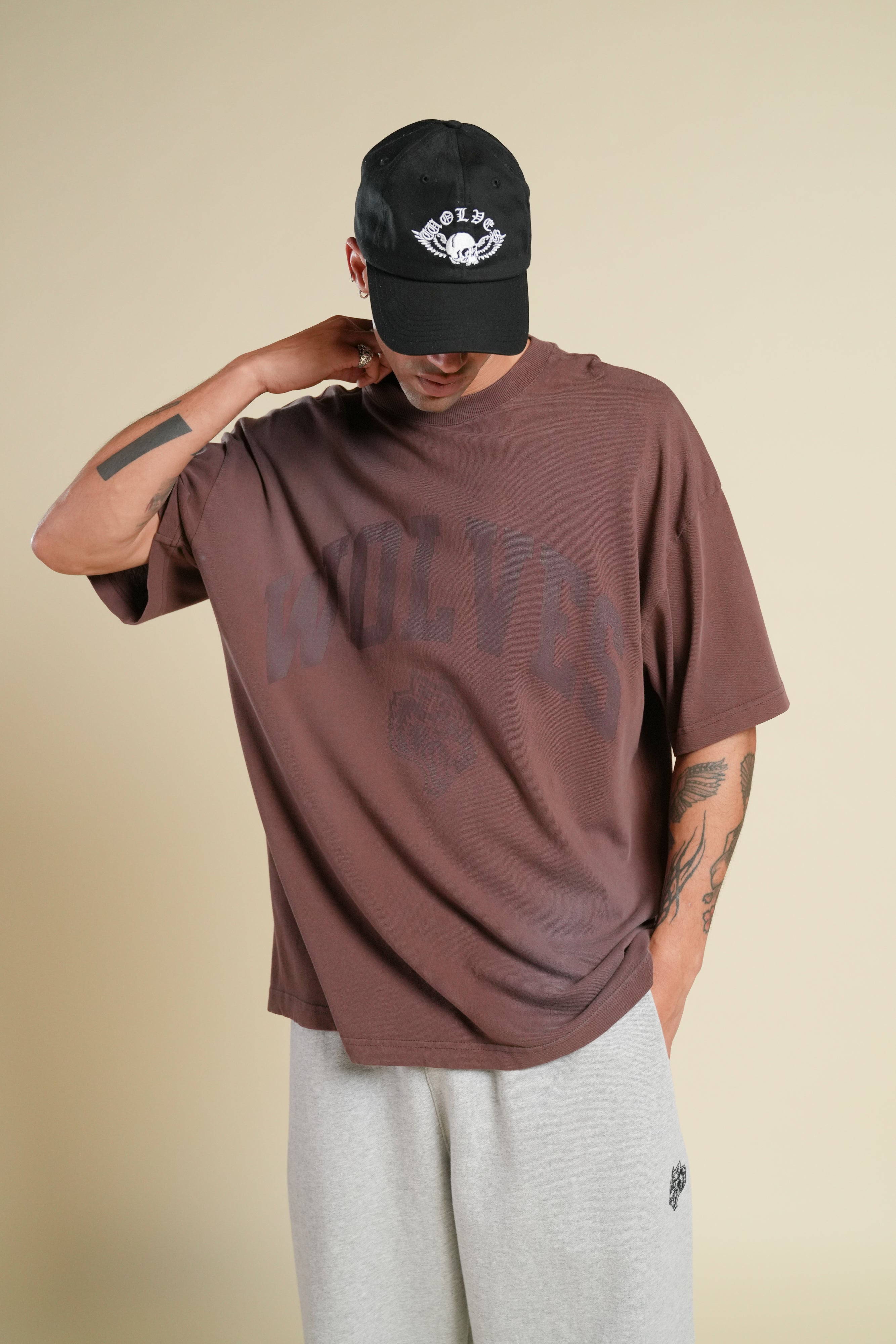 Loyalty "Premium" Oversized Tee in Ironwood Sun Fade