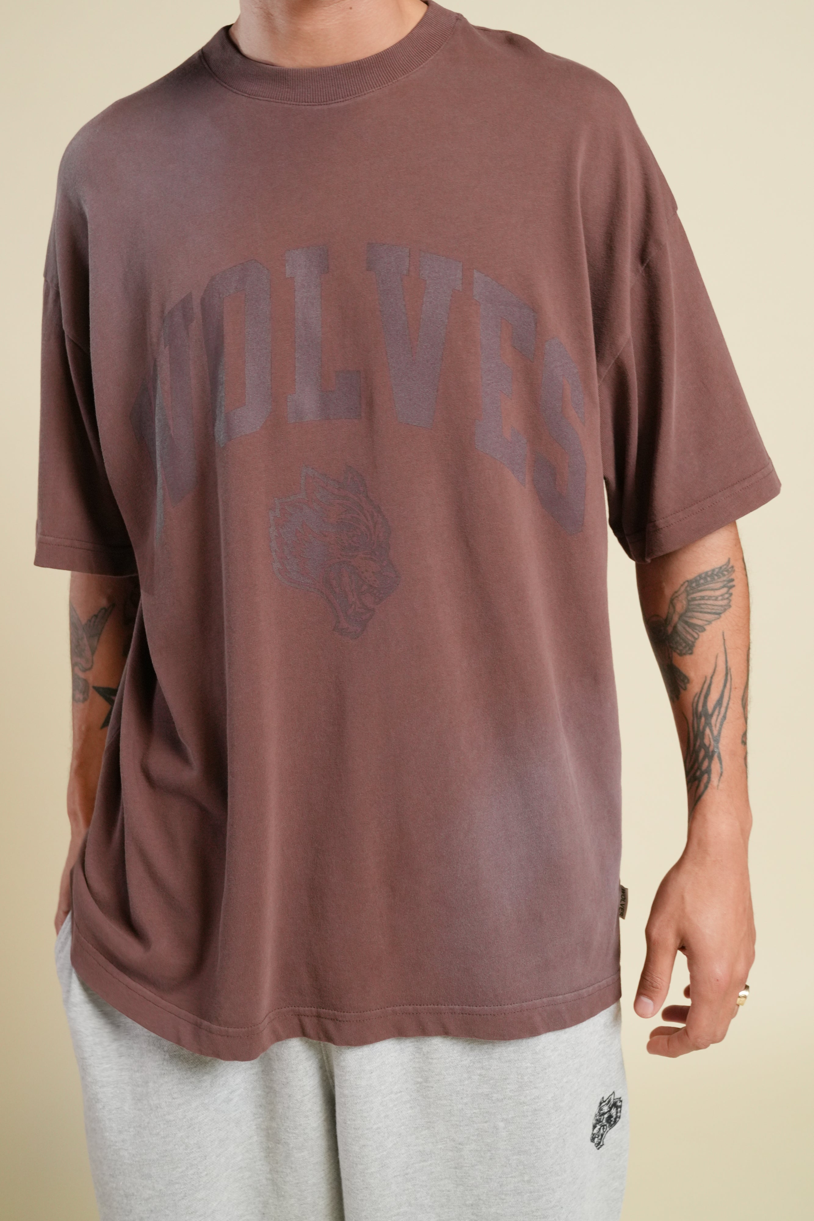 Loyalty "Premium" Oversized Tee in Ironwood Sun Fade