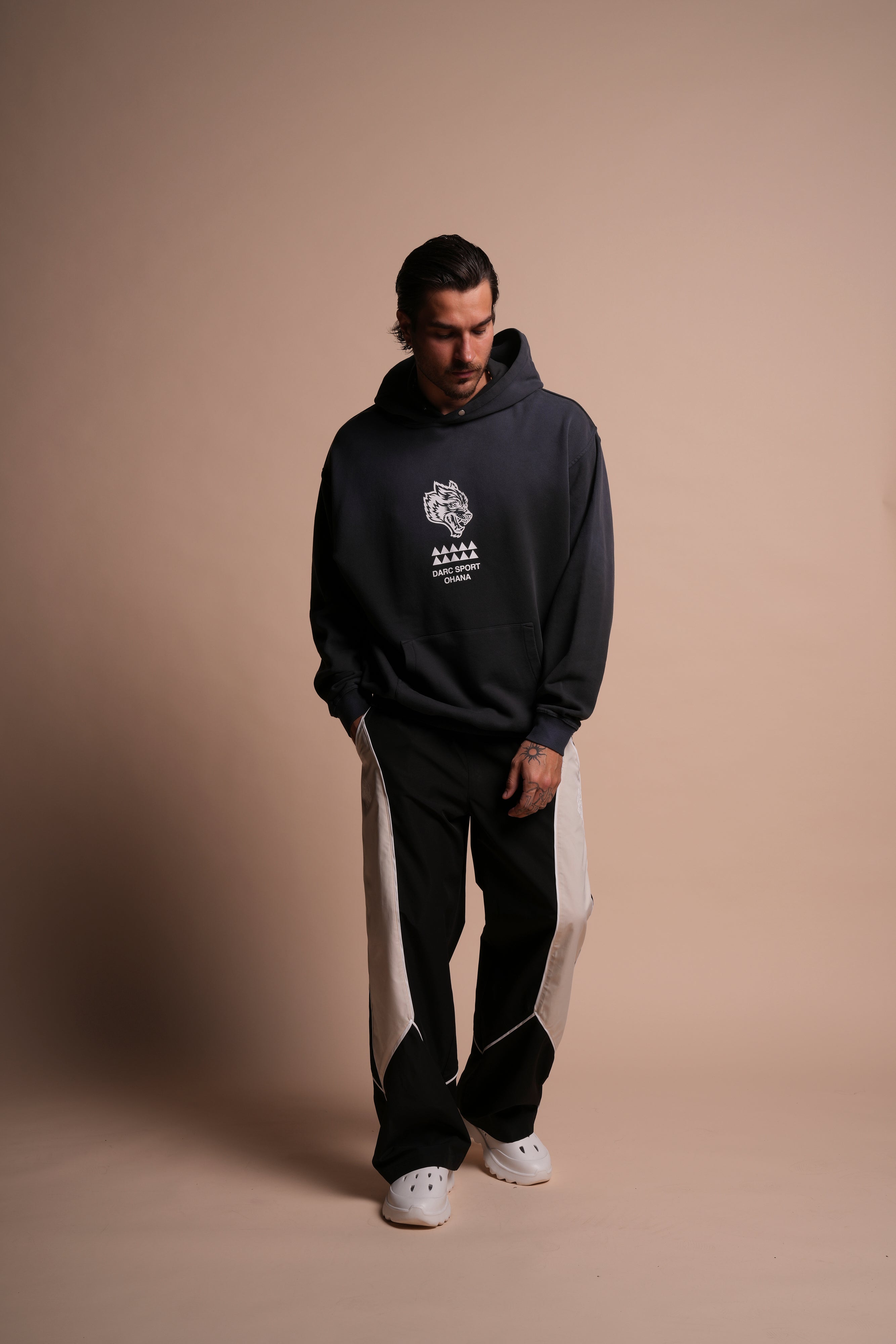 Wolves Mana "Pierce" Hoodie in Darc Ash Sun Fade