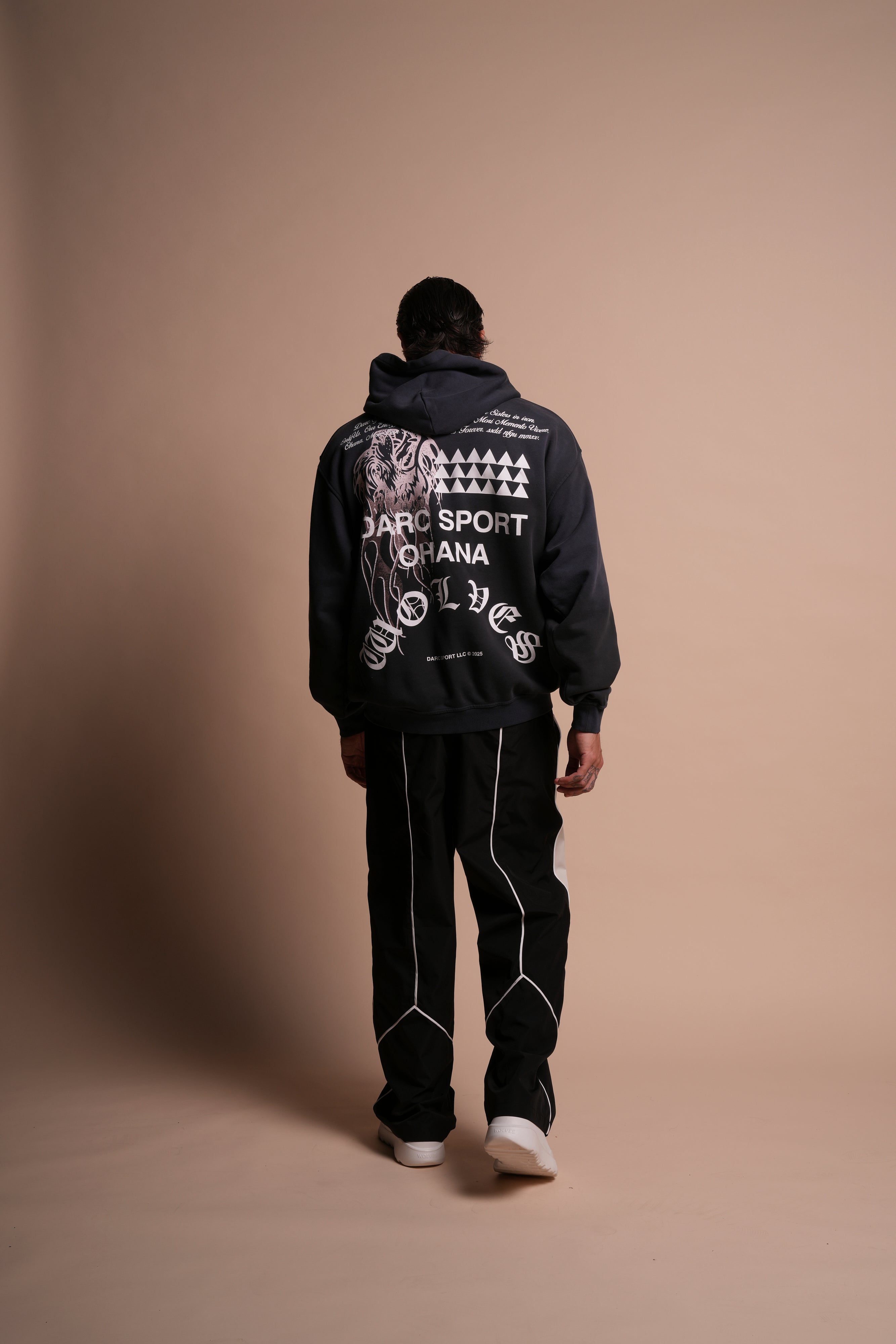 Wolves Mana "Pierce" Hoodie in Darc Ash Sun Fade