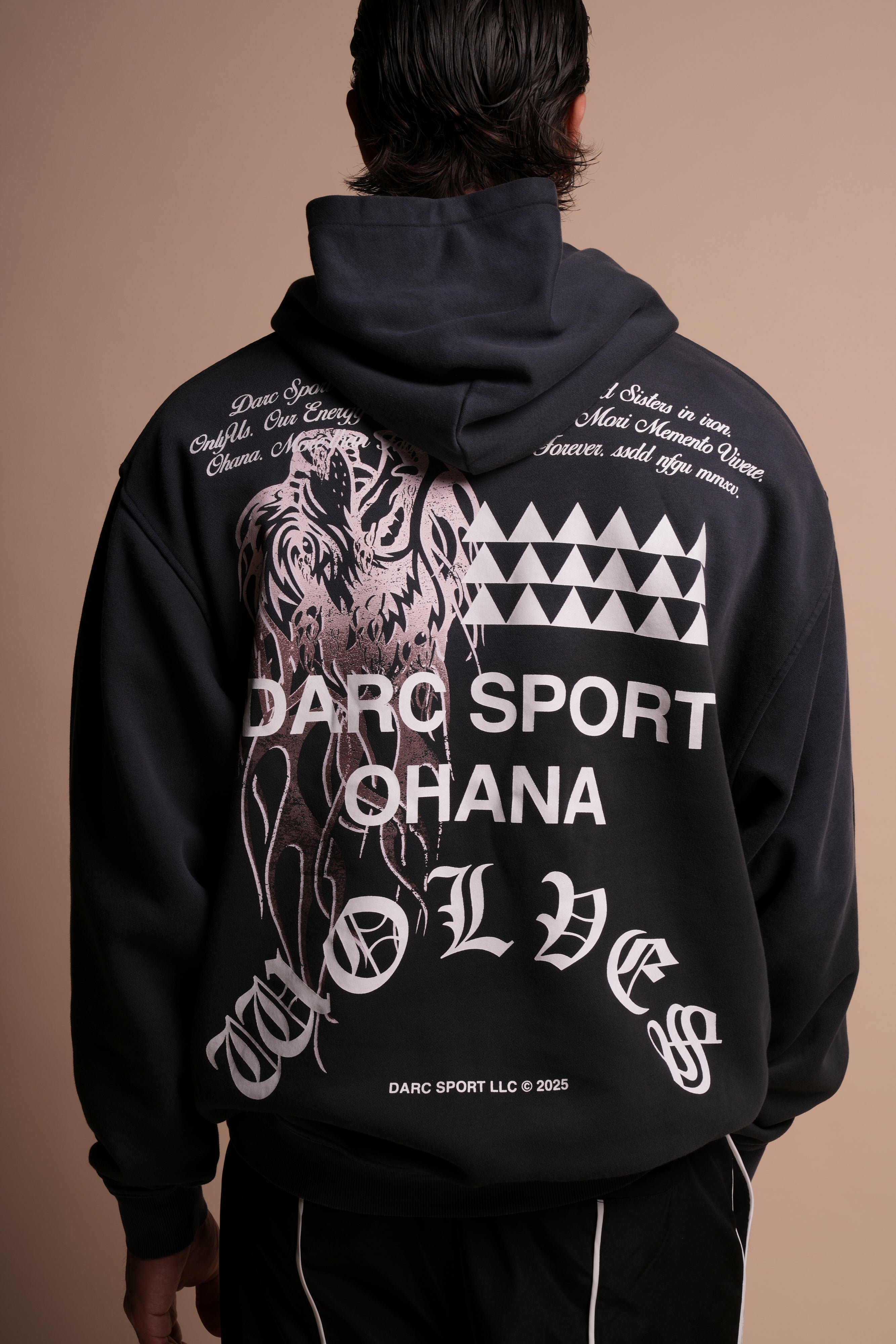 Wolves Mana "Pierce" Hoodie in Darc Ash Sun Fade