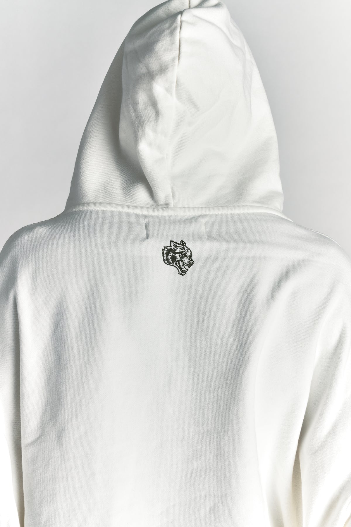 Only Loyalty Grunge "Gage" Box Cut Hoodie in Cream
