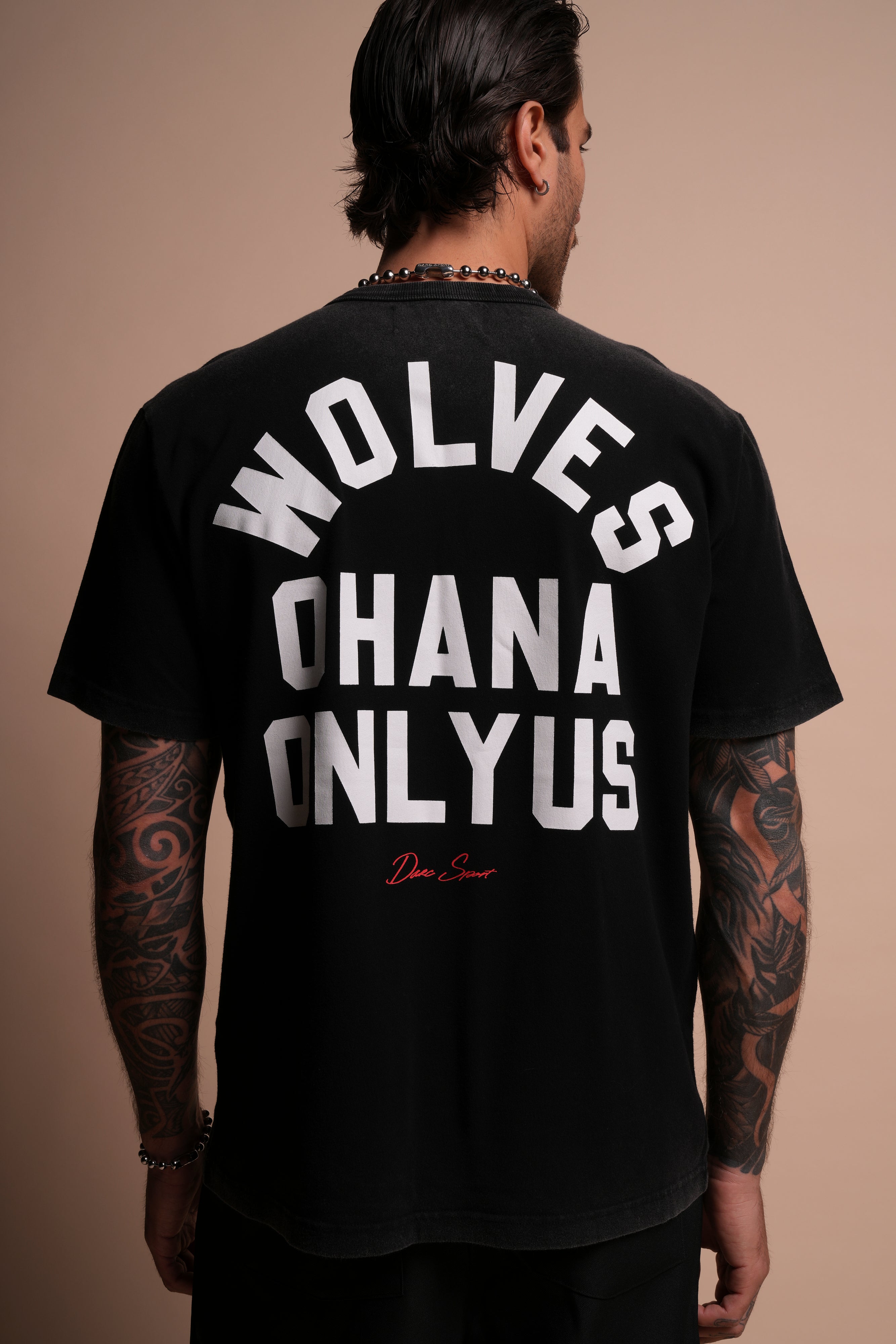 Ohana ONLYUS "Heritage" Tee in Black