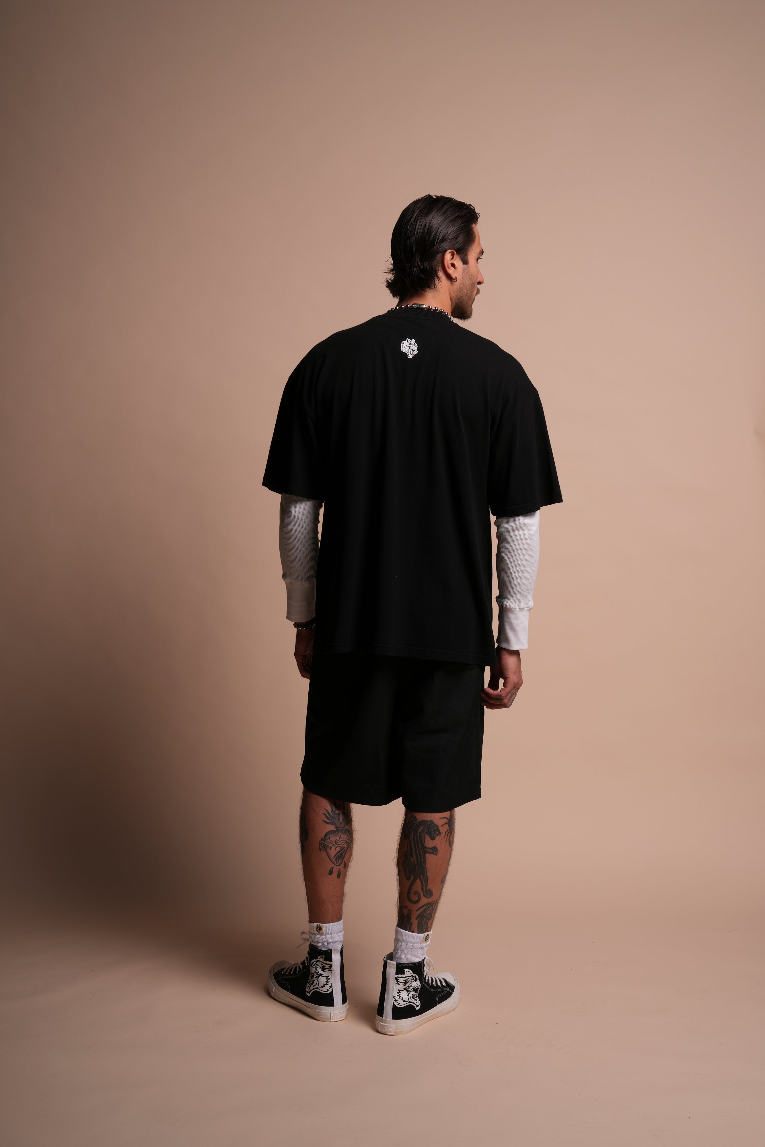 From Womb To Tomb Ohana "Premium" Oversized Tee in Black