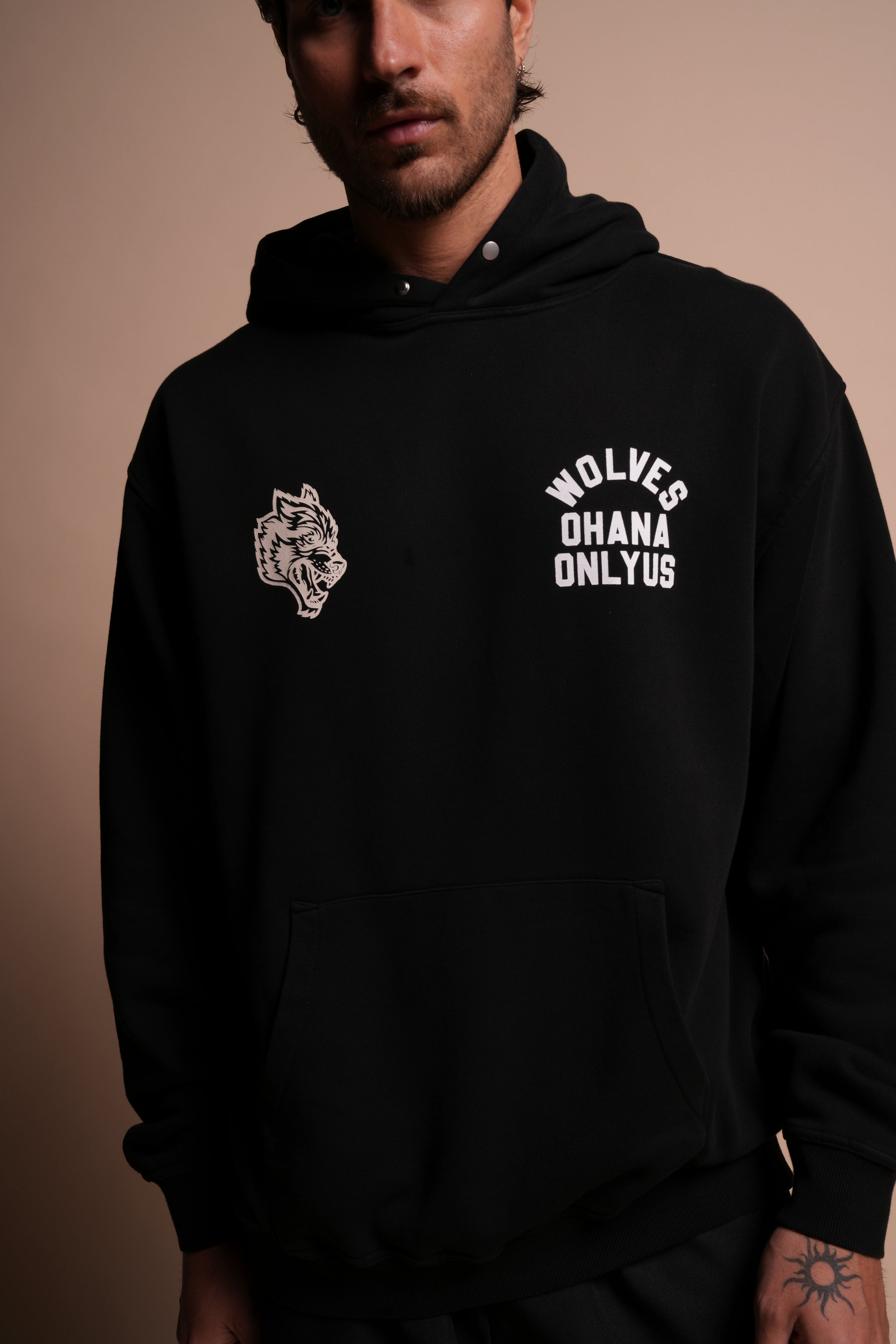 Ohana ONLYUS "Pierce" Hoodie in Black