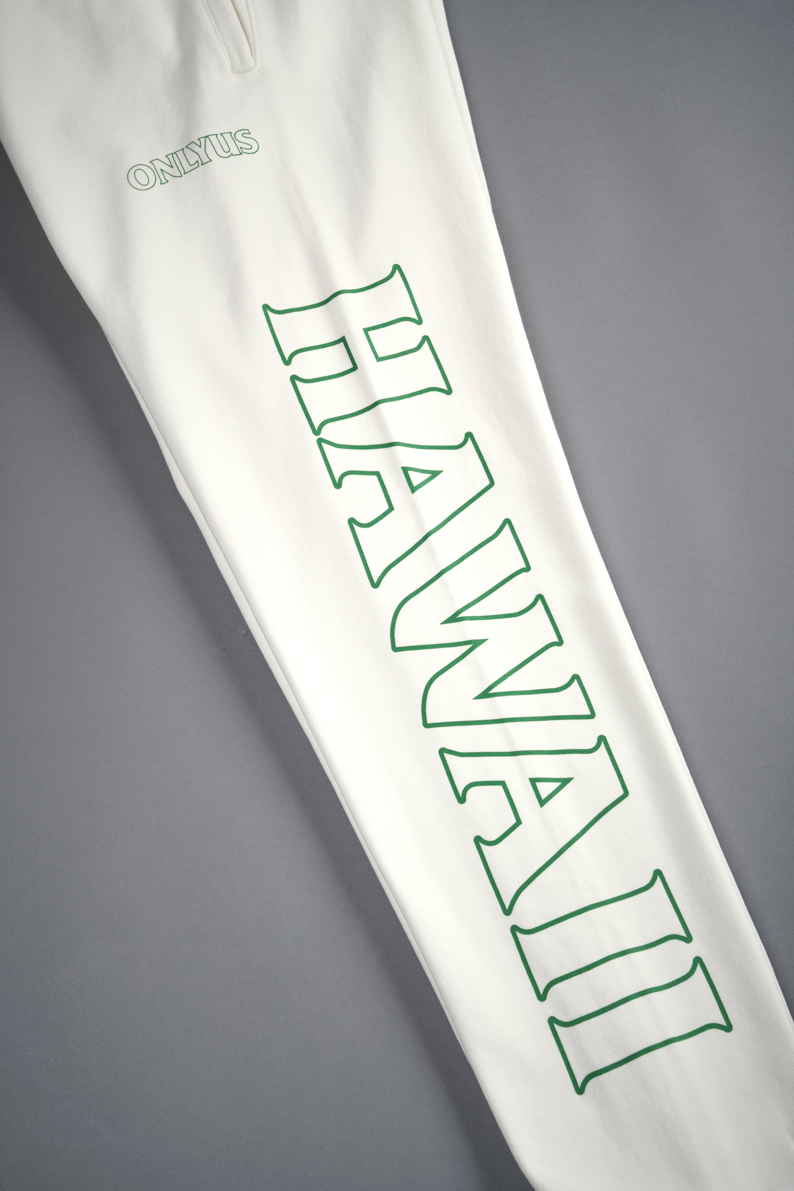 Only Us Hawaii She Post Lounge Sweats in Cream