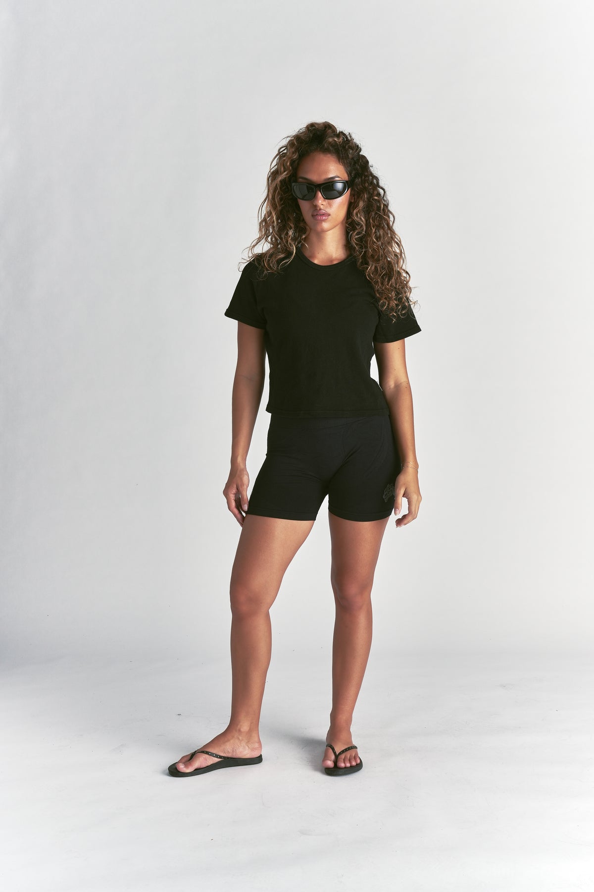 Dual Wolves Forever Timeless Tee in Black