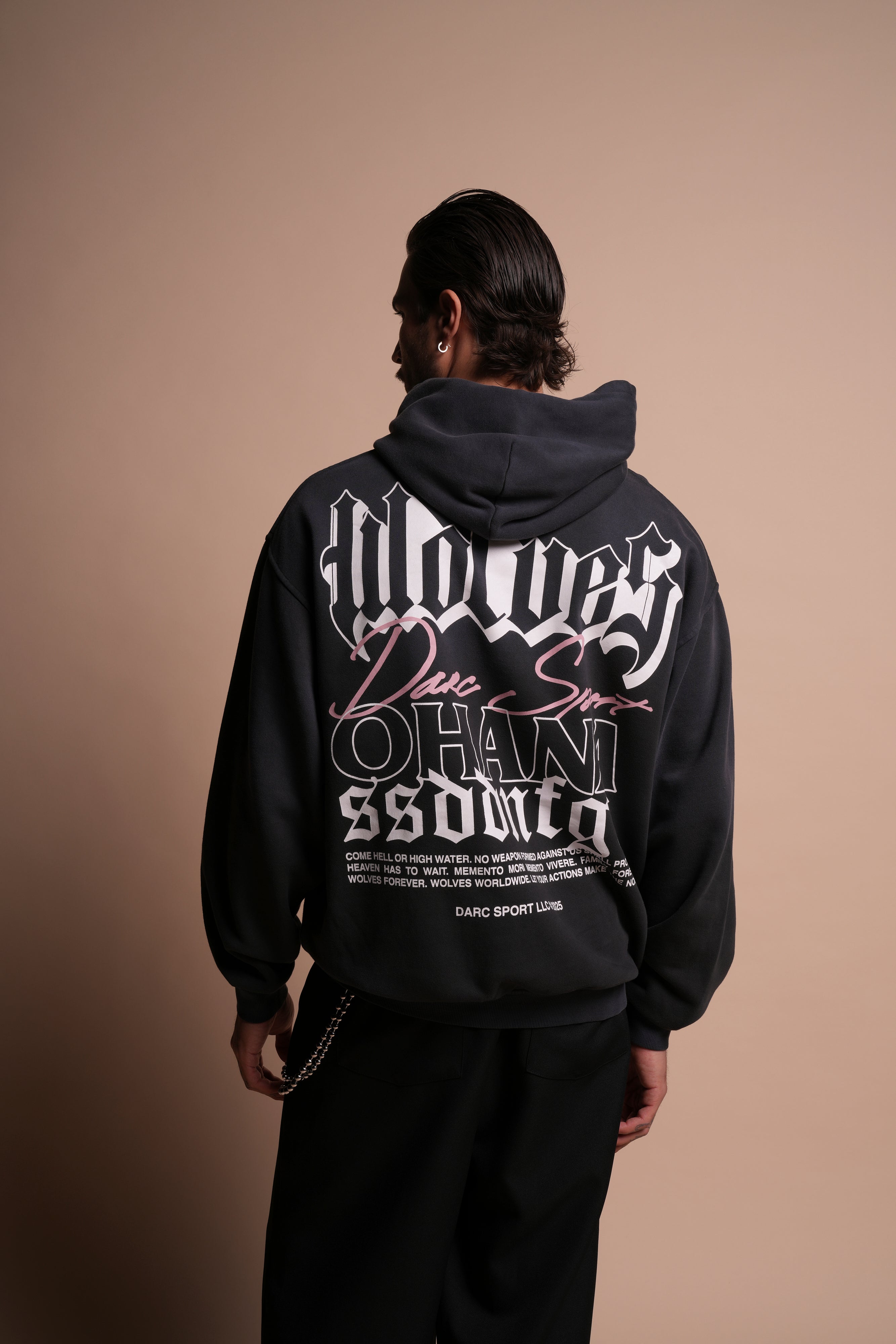 Ohana SSDDNFGU "Pierce" Hoodie in Darc Ash Sun Fade