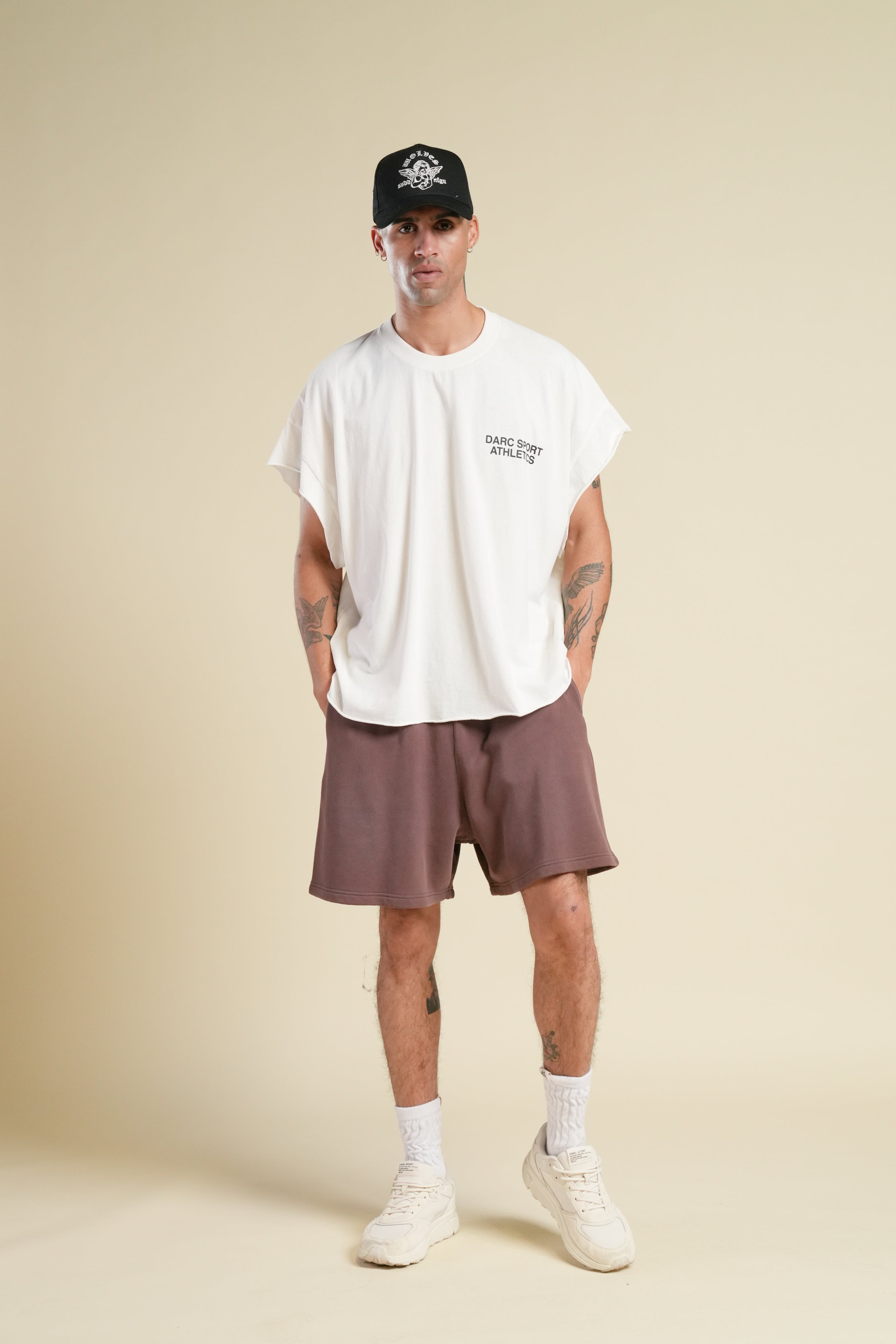 Wolves Worldwide "Grunge" Cut Off Tee