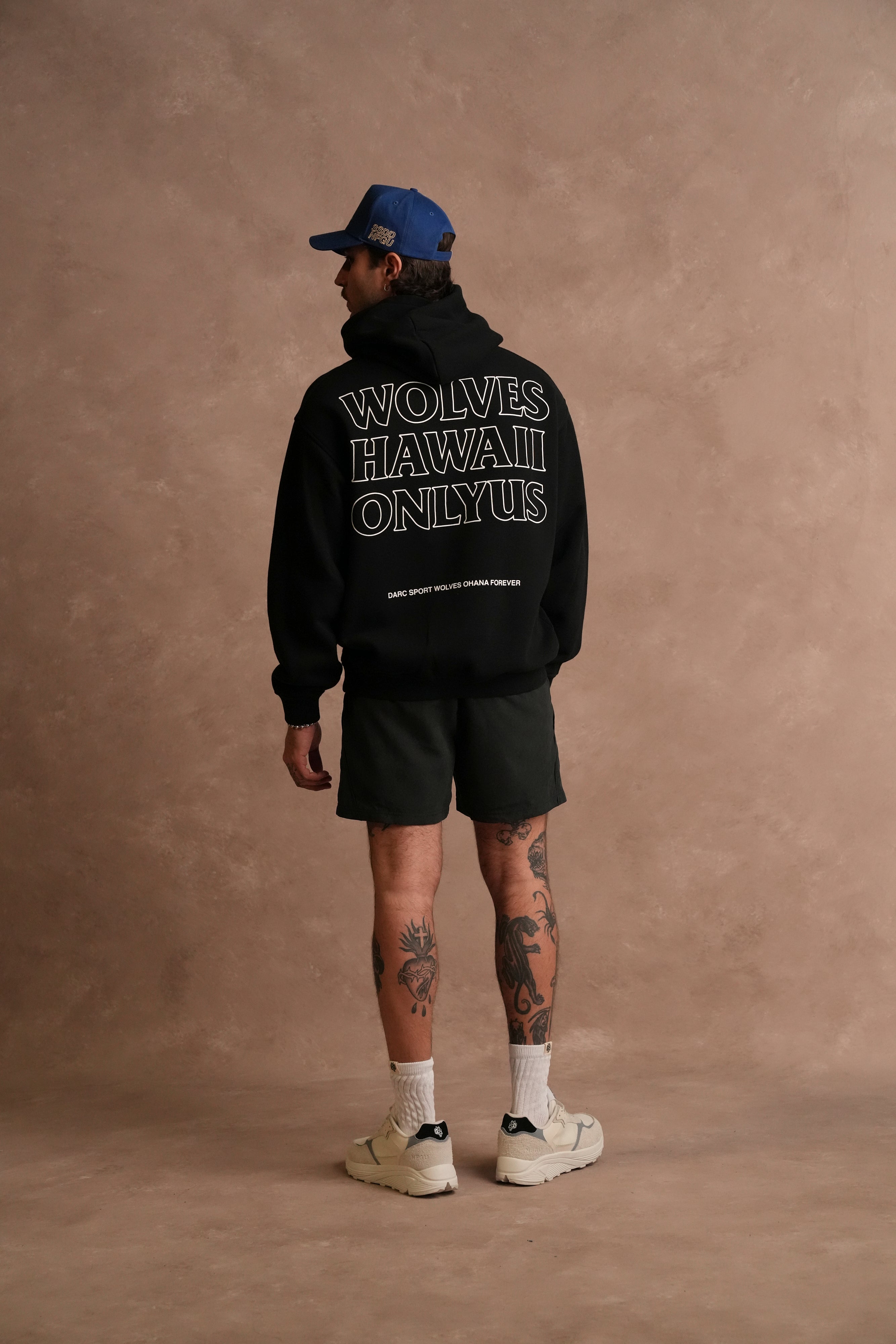 Only Us Hawaii "Pierce" Hoodie in Black