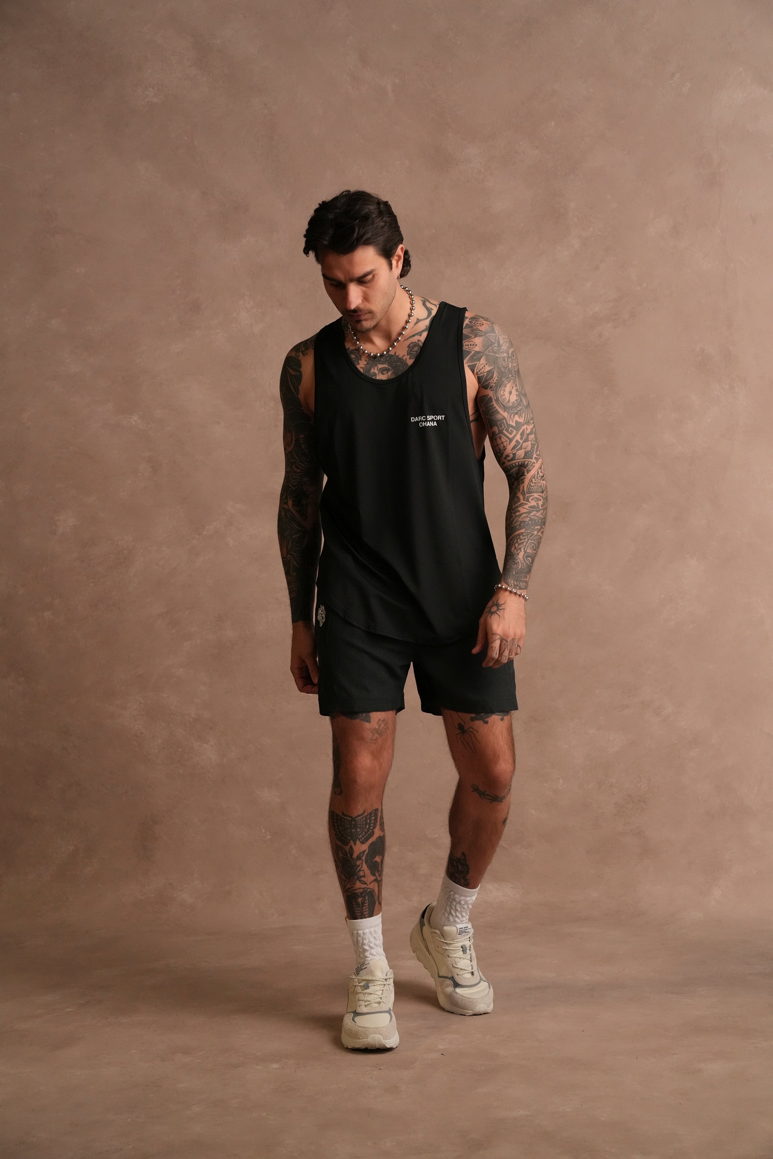 Darc Sport Ohana "Dry Wolf" (Drop) Tank in Black