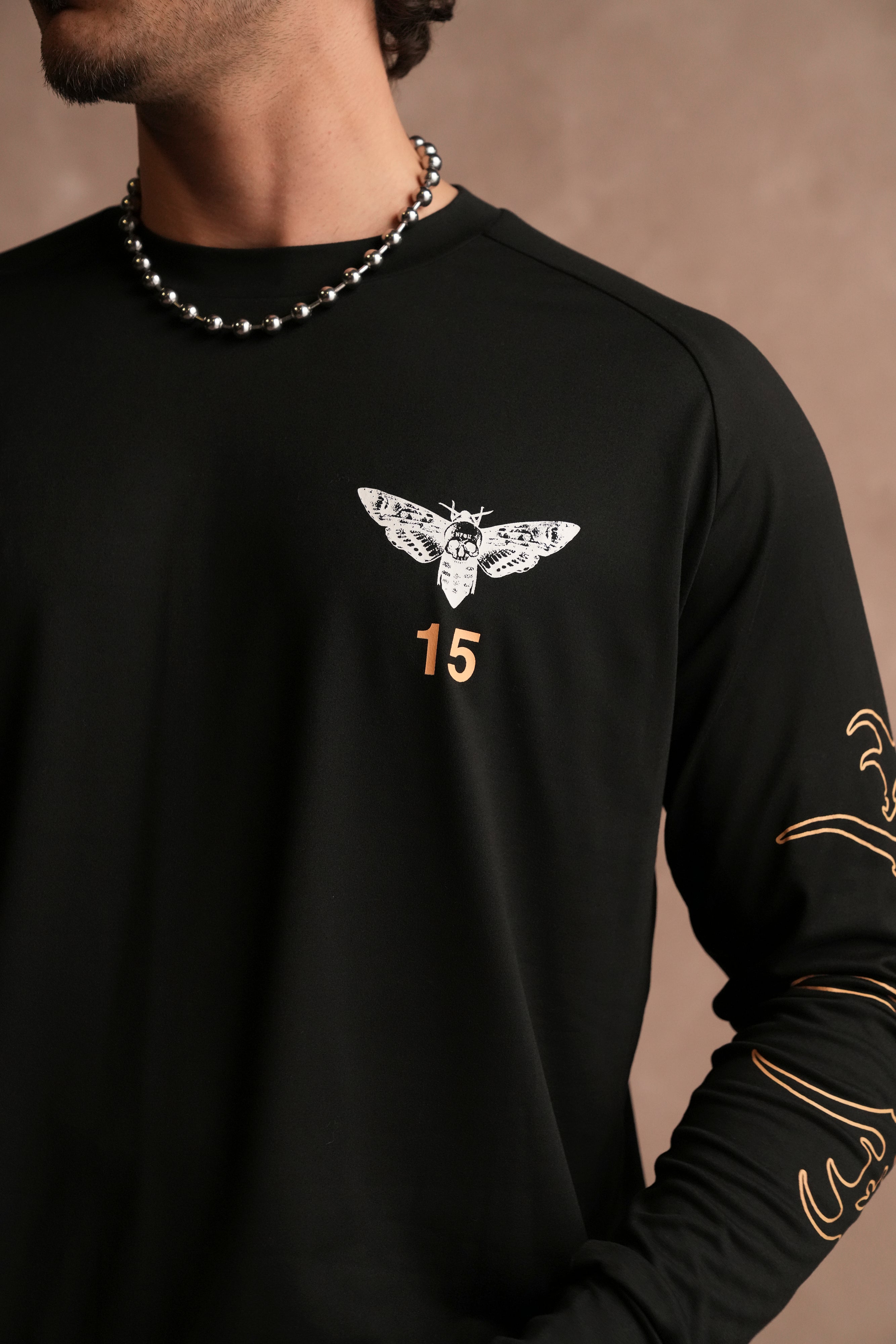 Ohana 2024 "Dry Wolf" Raglan L/S Tee in Black