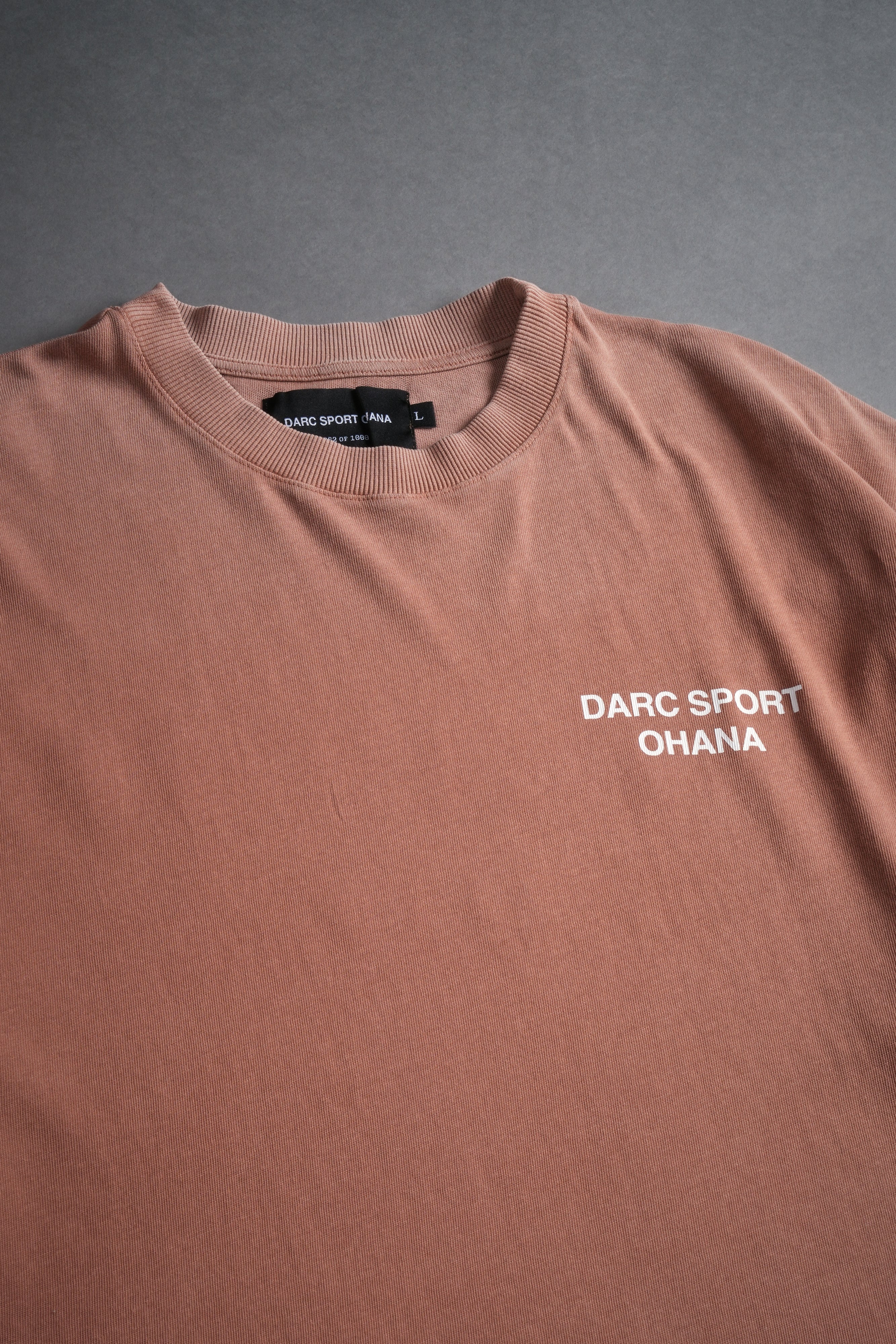 Darc Sport Ohana "Premium" Oversized Tee in Desert Rose