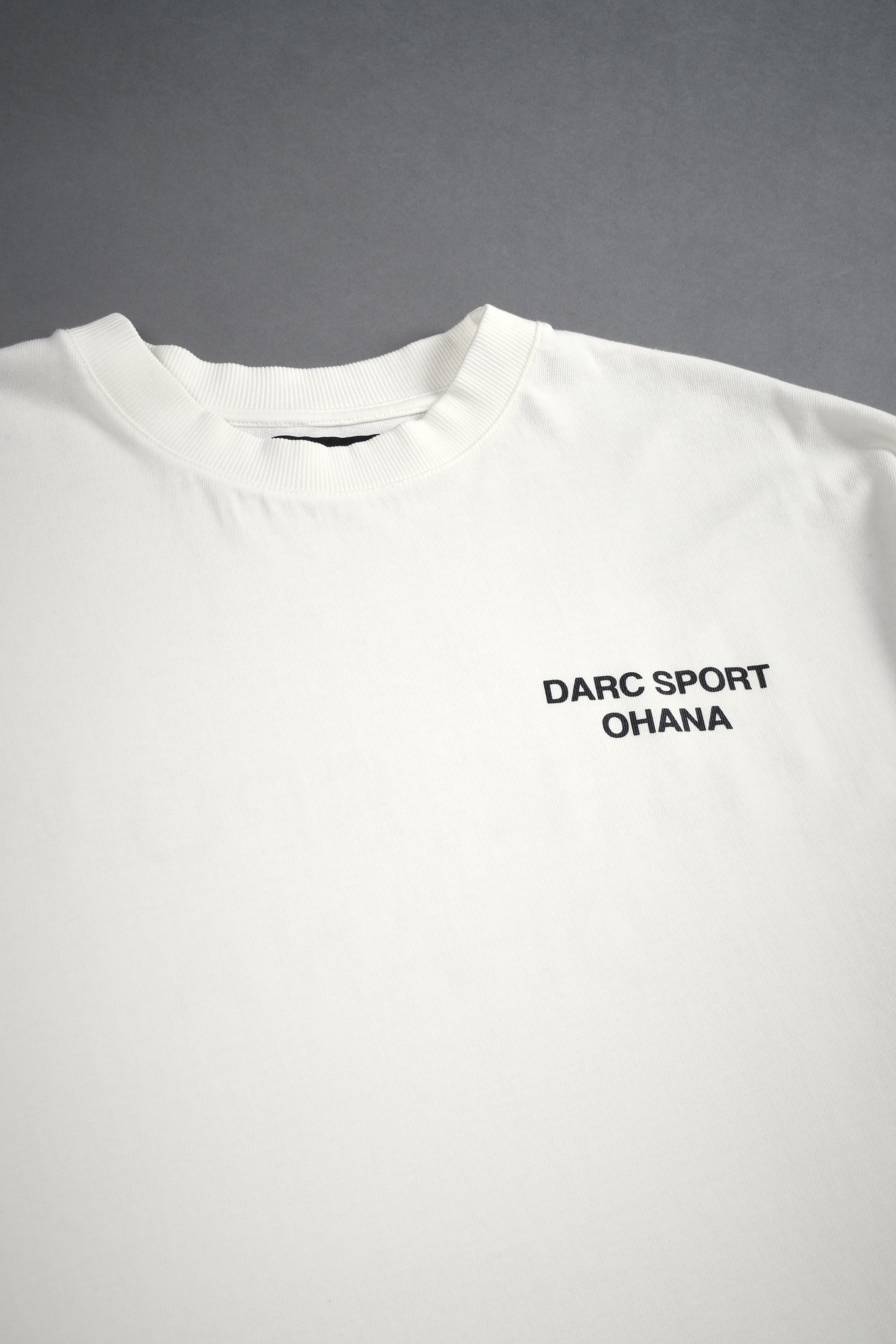 Darc Sport Ohana "Premium" Oversized Tee in Cream