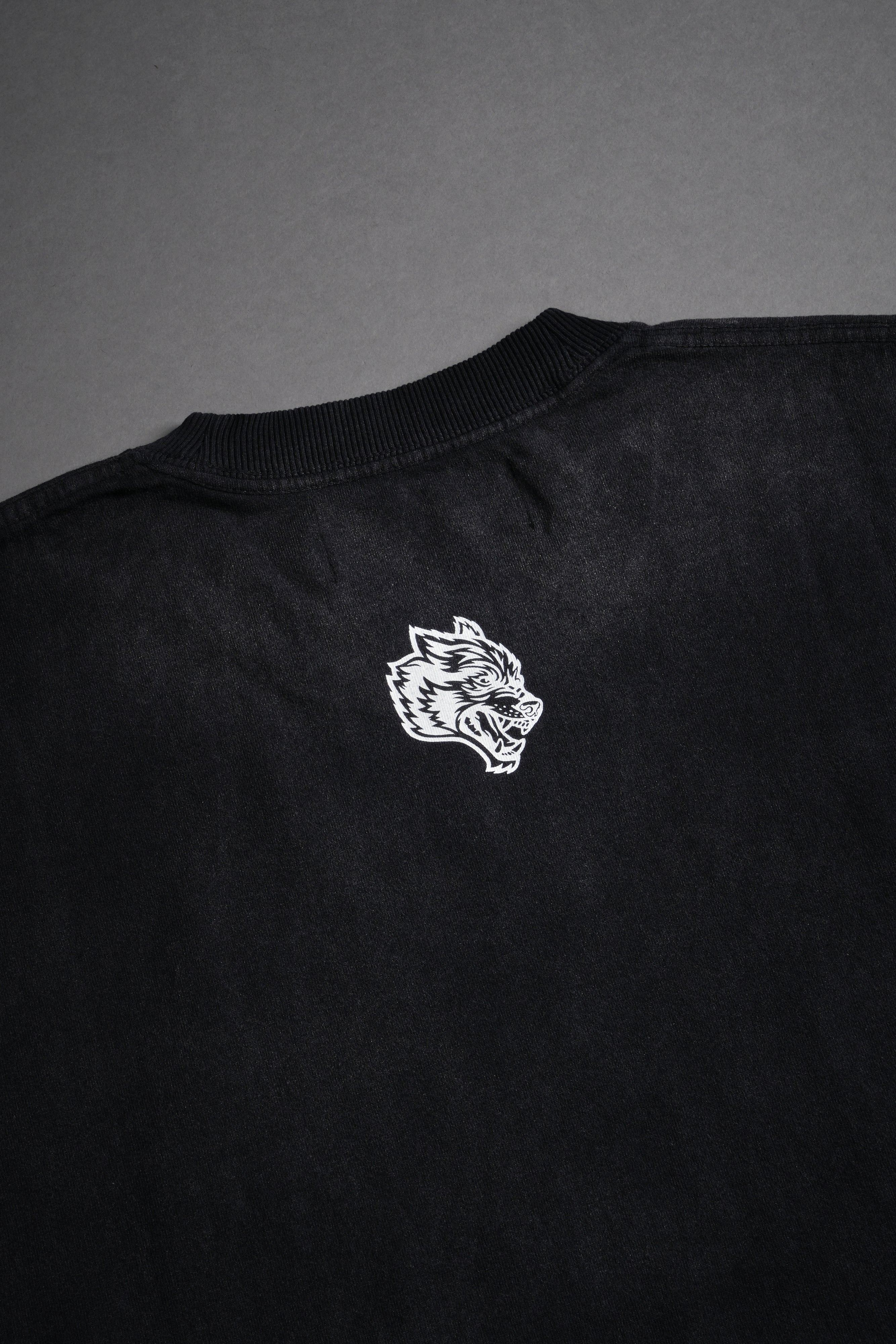 Since Day One "Grunge" Cut Off Tee in Black Drift Wash