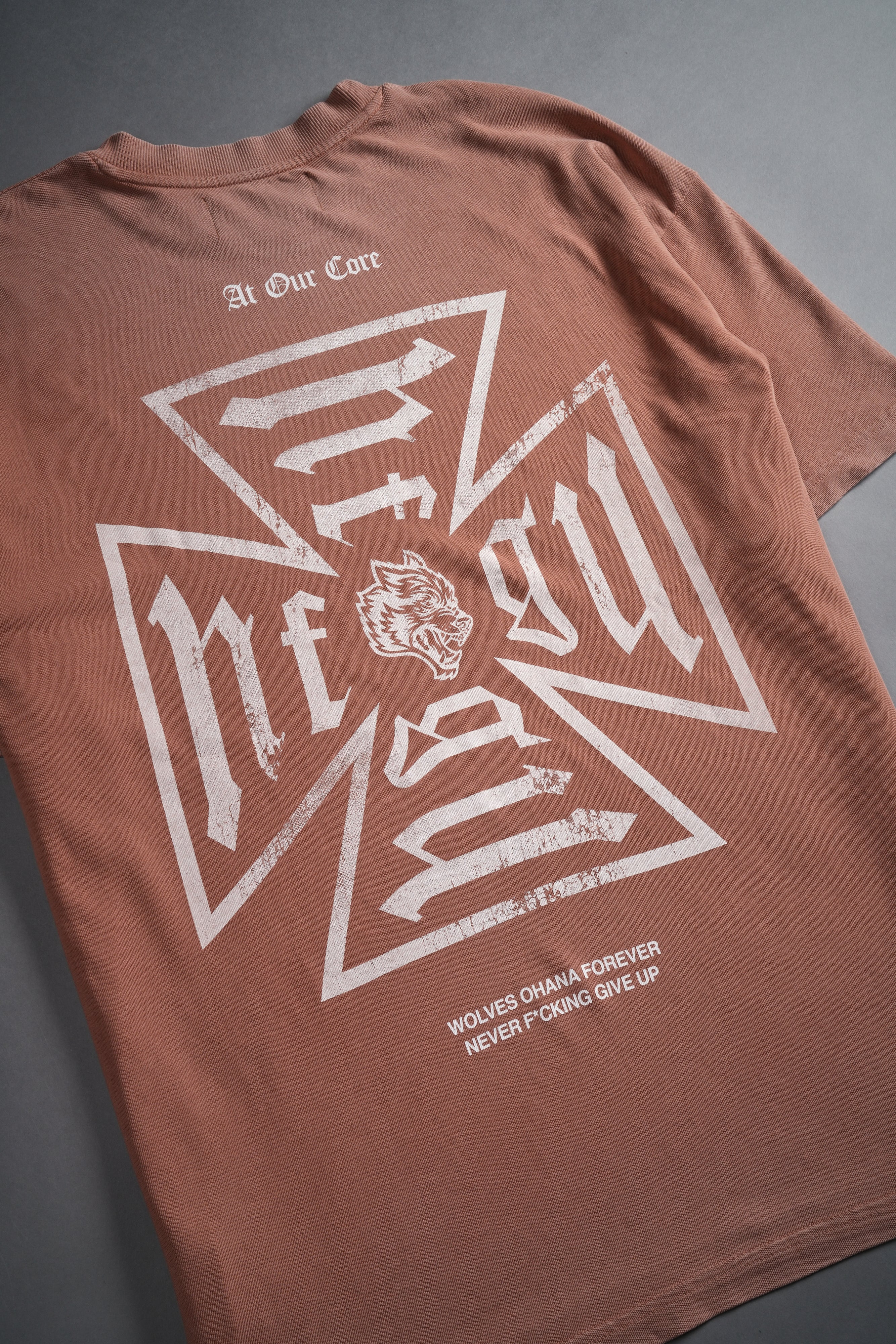 Loyal to the Core "Premium" Oversized Tee in Desert Rose