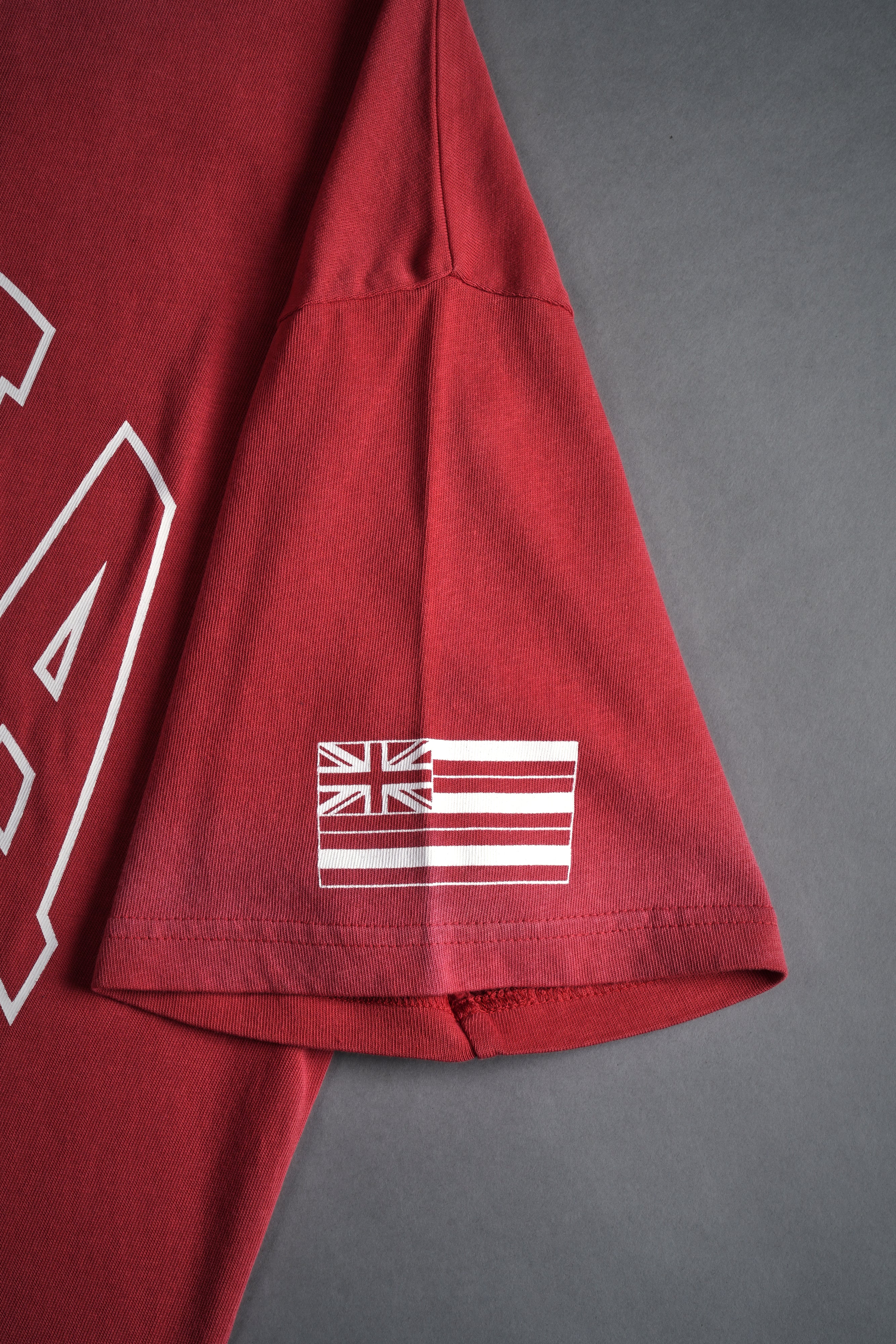 Ohana Forever V3 "Premium" Oversized Tee in Roman Red Drift Wash