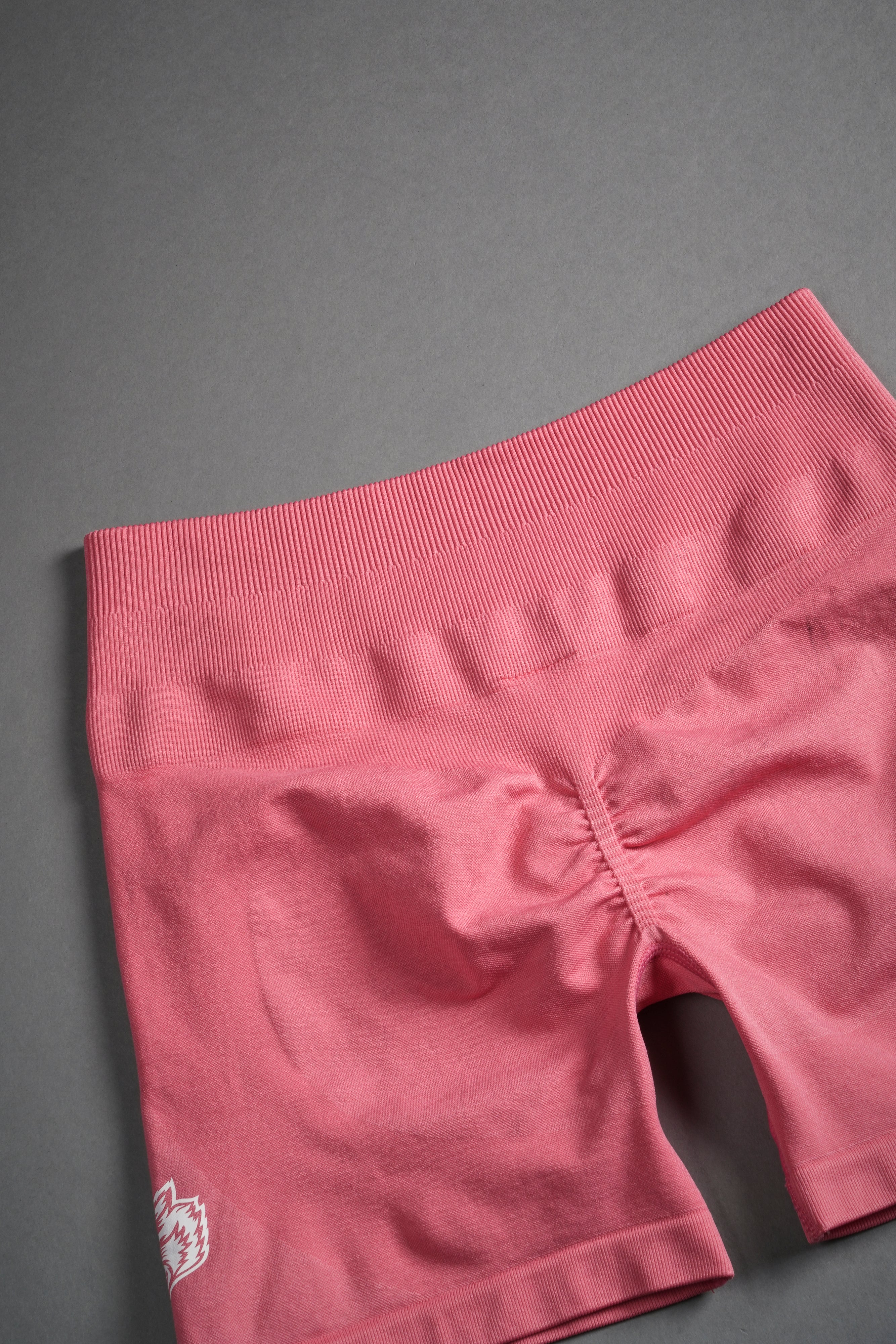 Dual Wolf Seamless Everson "Training" Shorts in Pink Ice