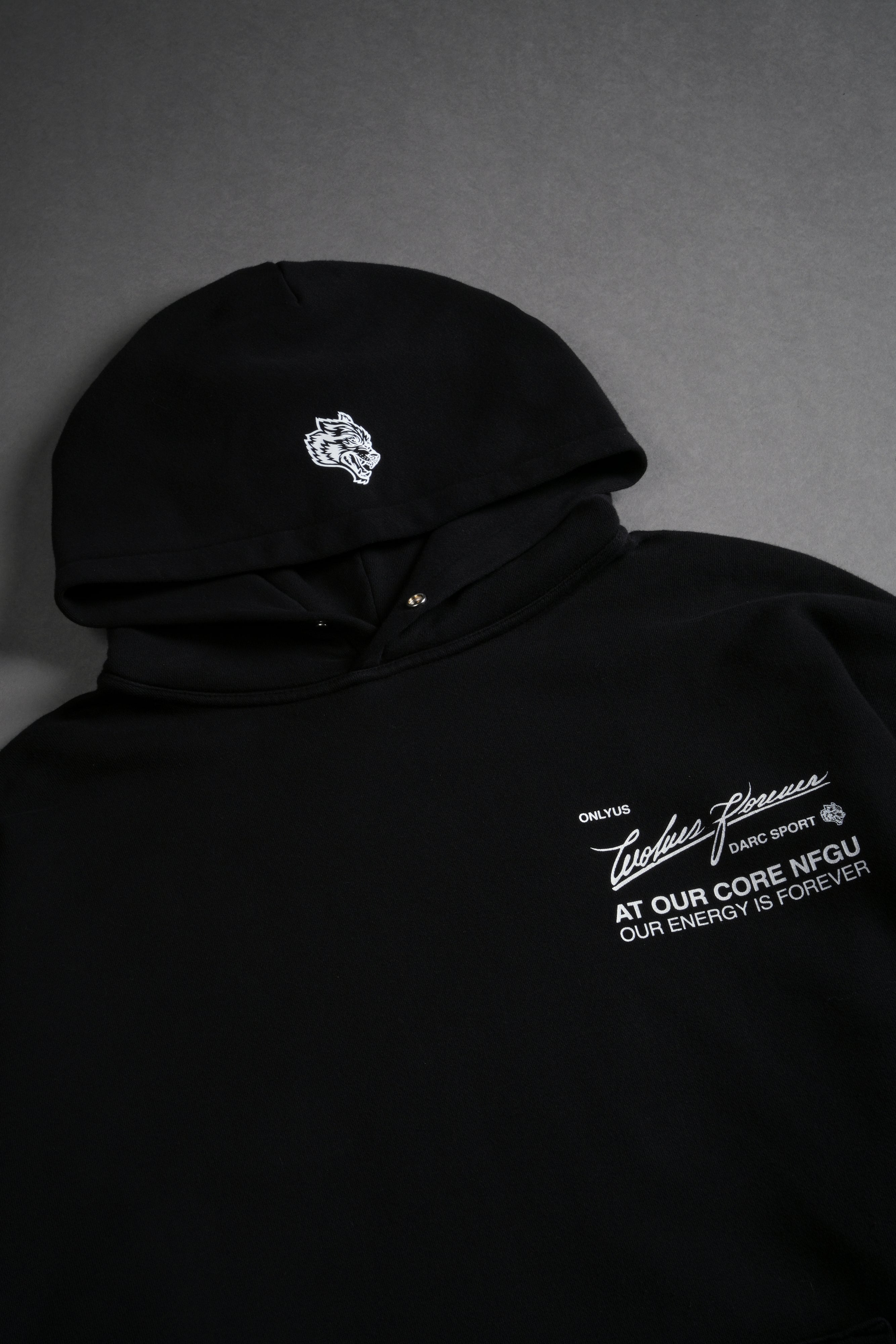 At Our Core "Pierce" Hoodie in Black