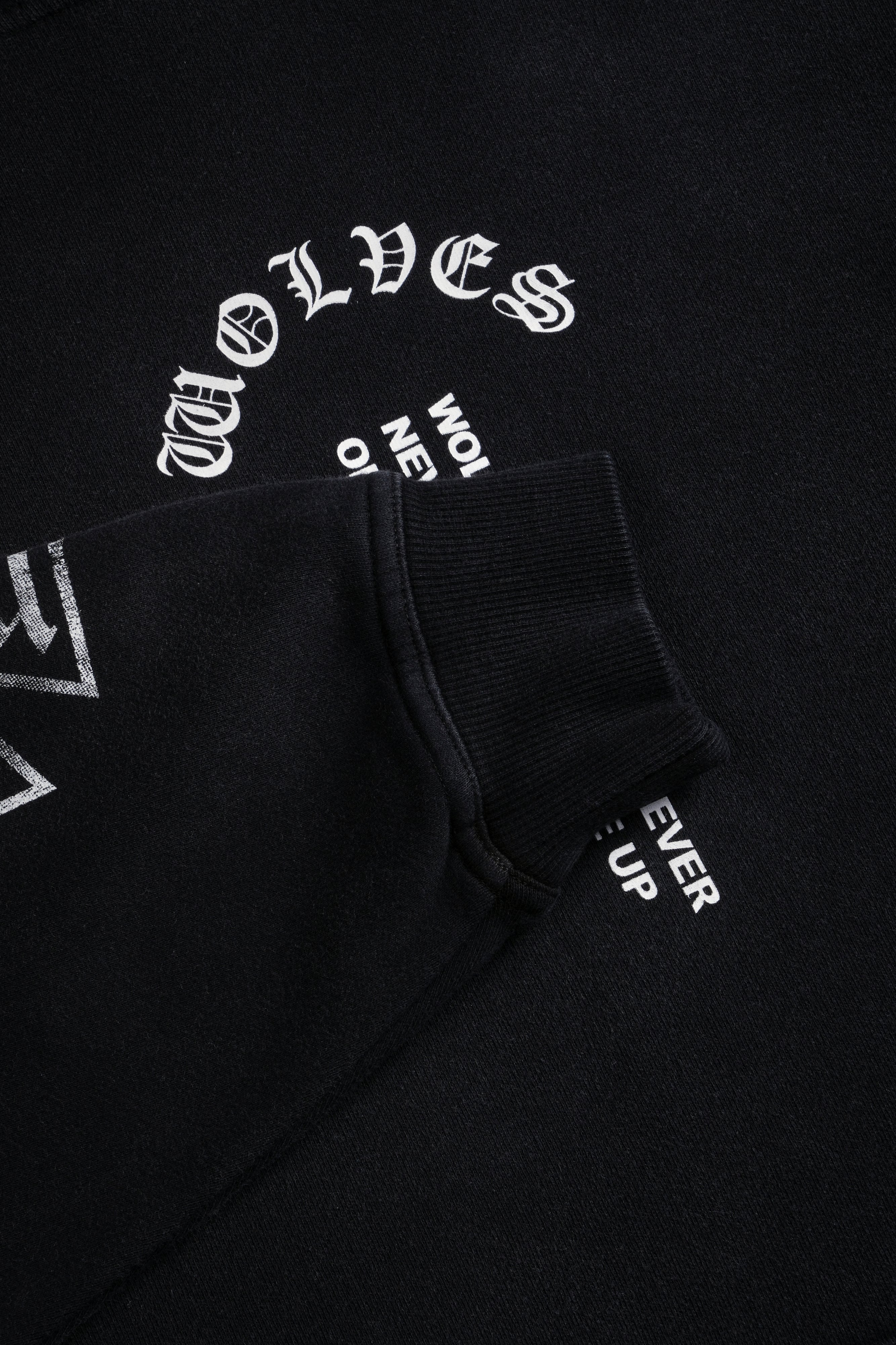 Full Send "Pierce" Hoodie in Black Drift Wash