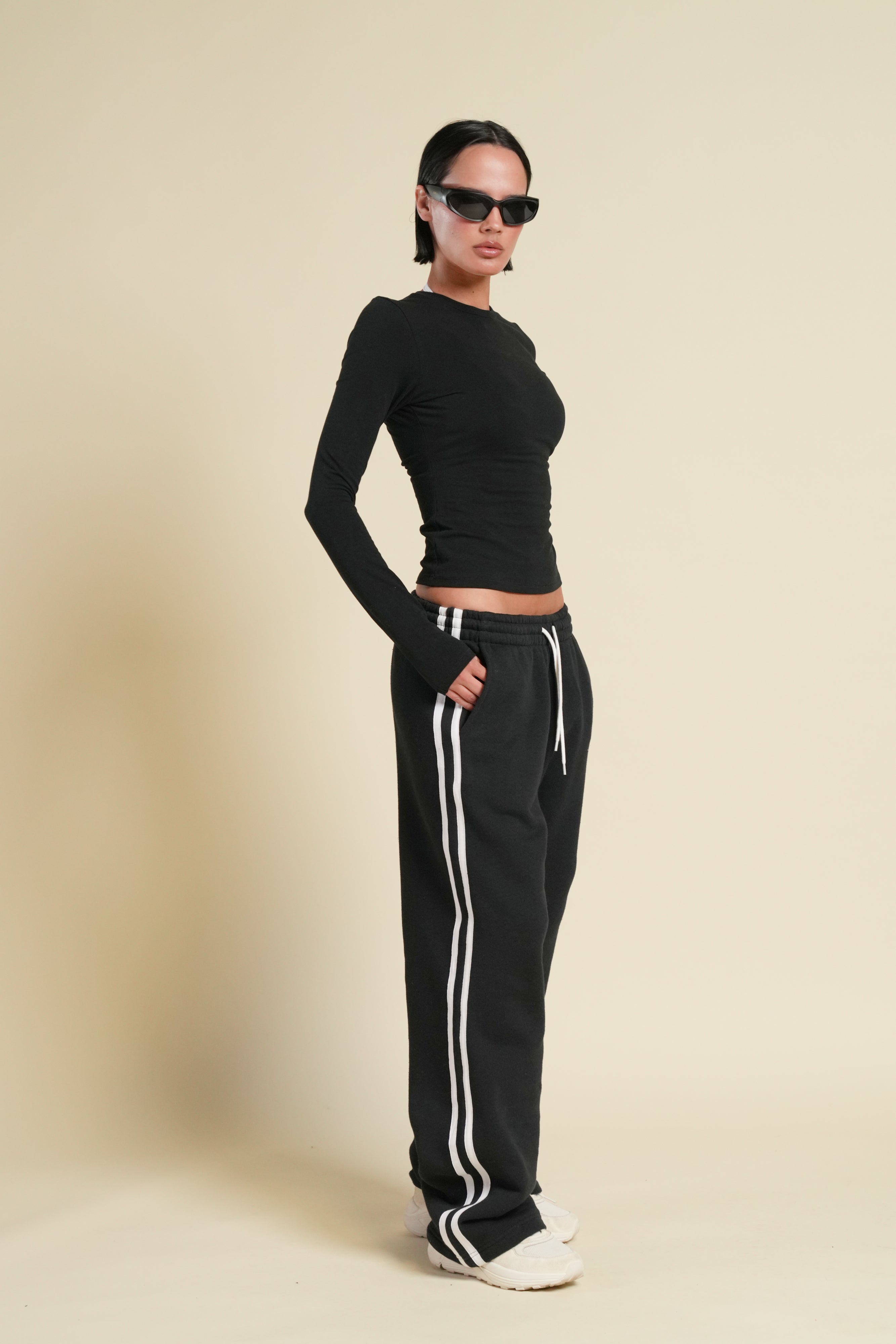 "Eden" LS Tee in Black