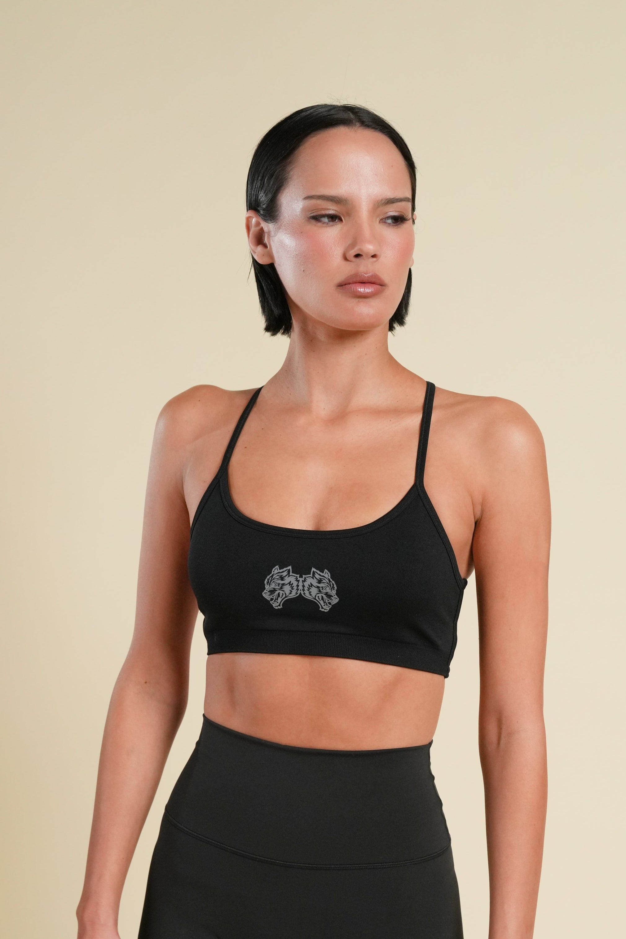 IYKYK "Layla" Soft Seamless Bra in Black