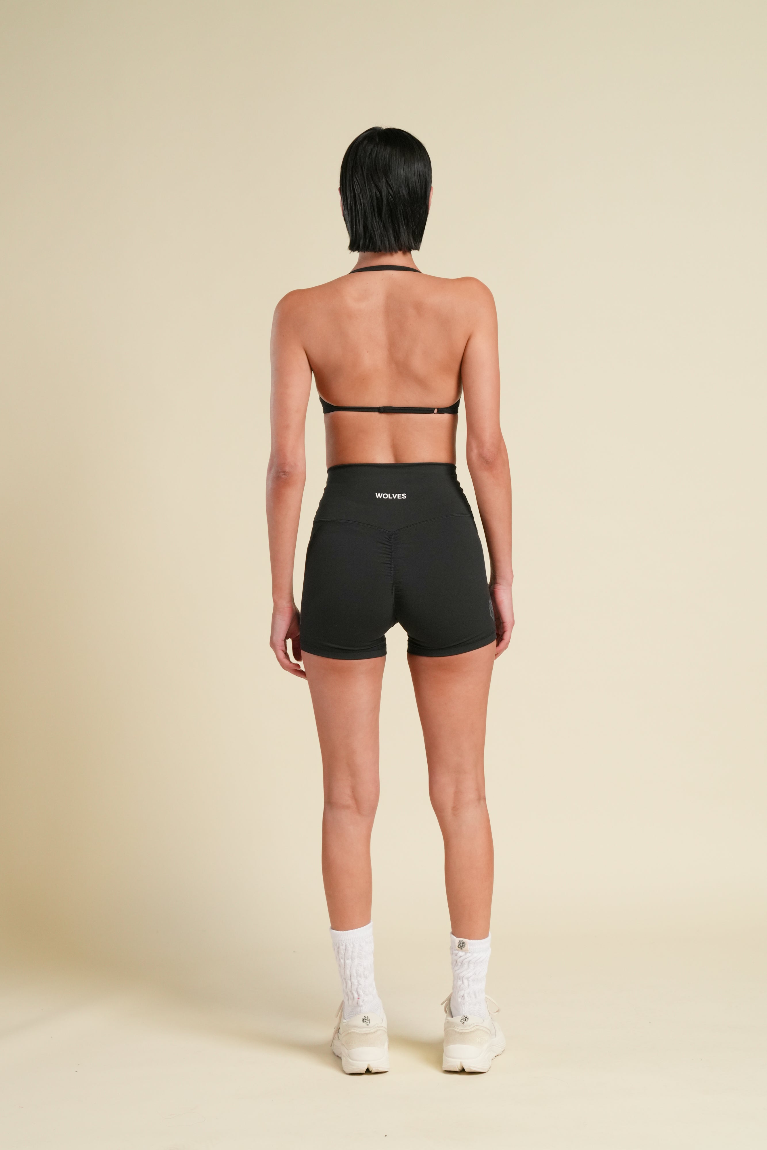 IYKYK "Lana" Halter Energy Bra in Black