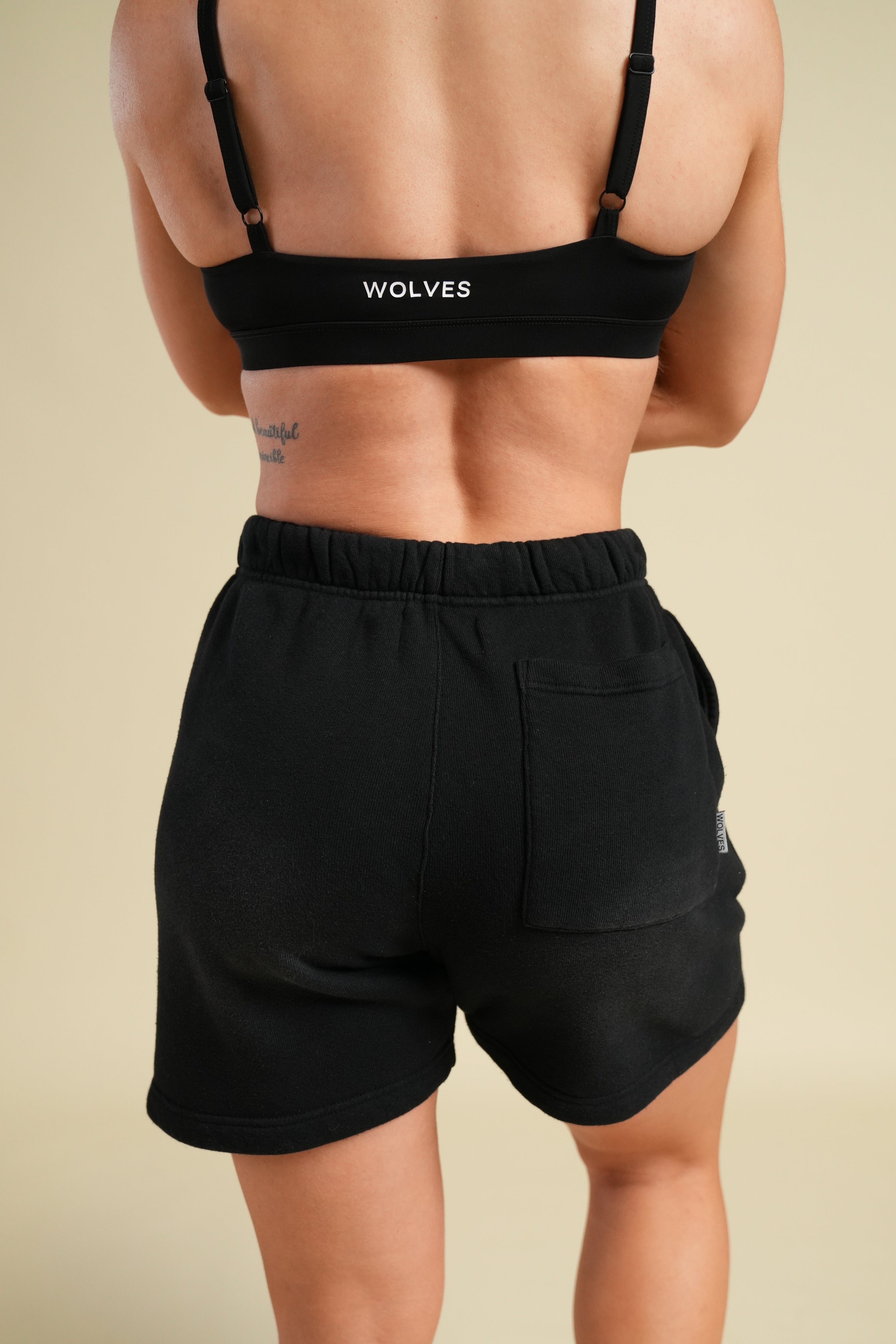 IYKYK Patched Oversized Sweat Short