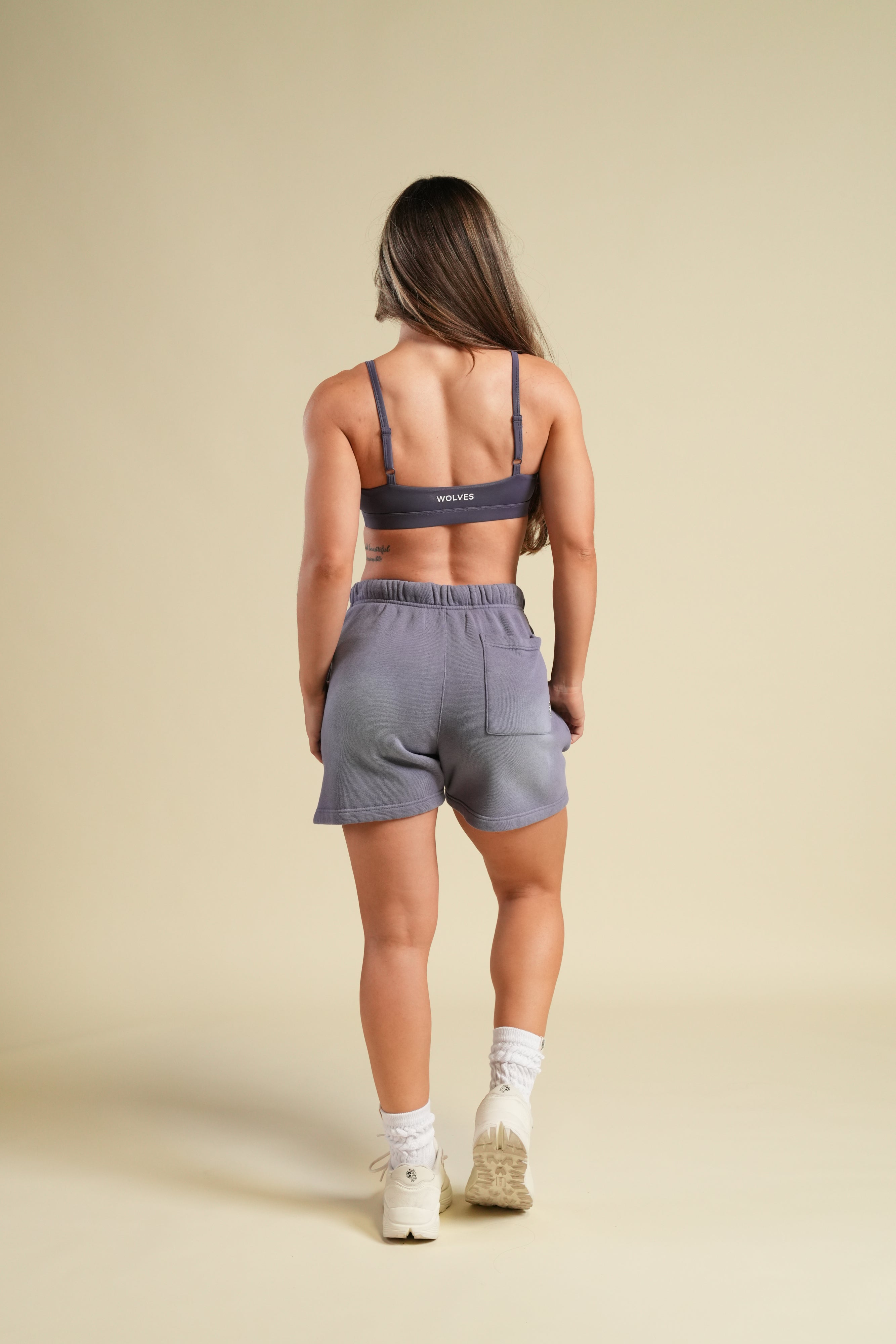 IYKYK Patched Oversized Sweat Short