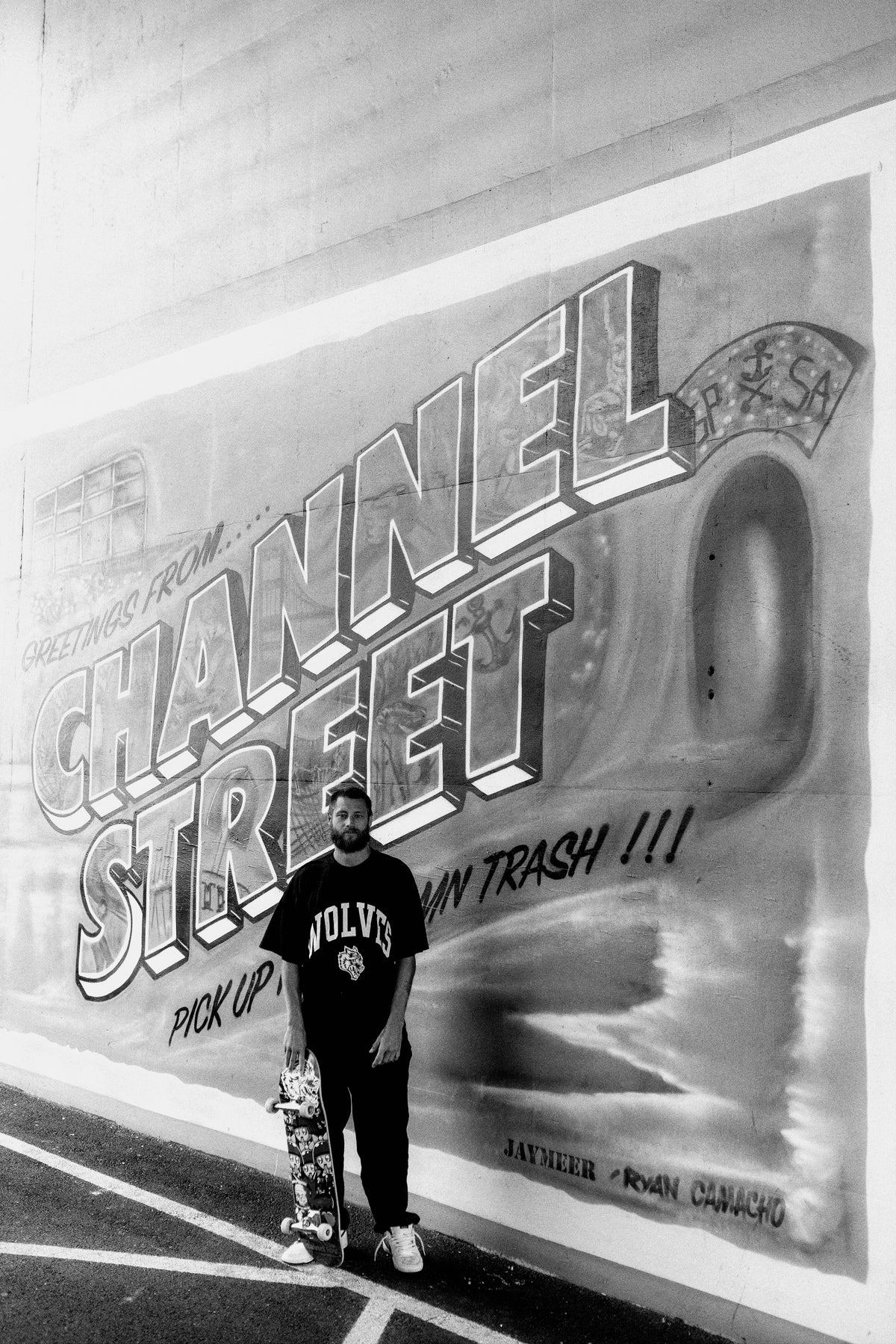 Loyalty "Premium" Oversized Tee in Black Sun Fade