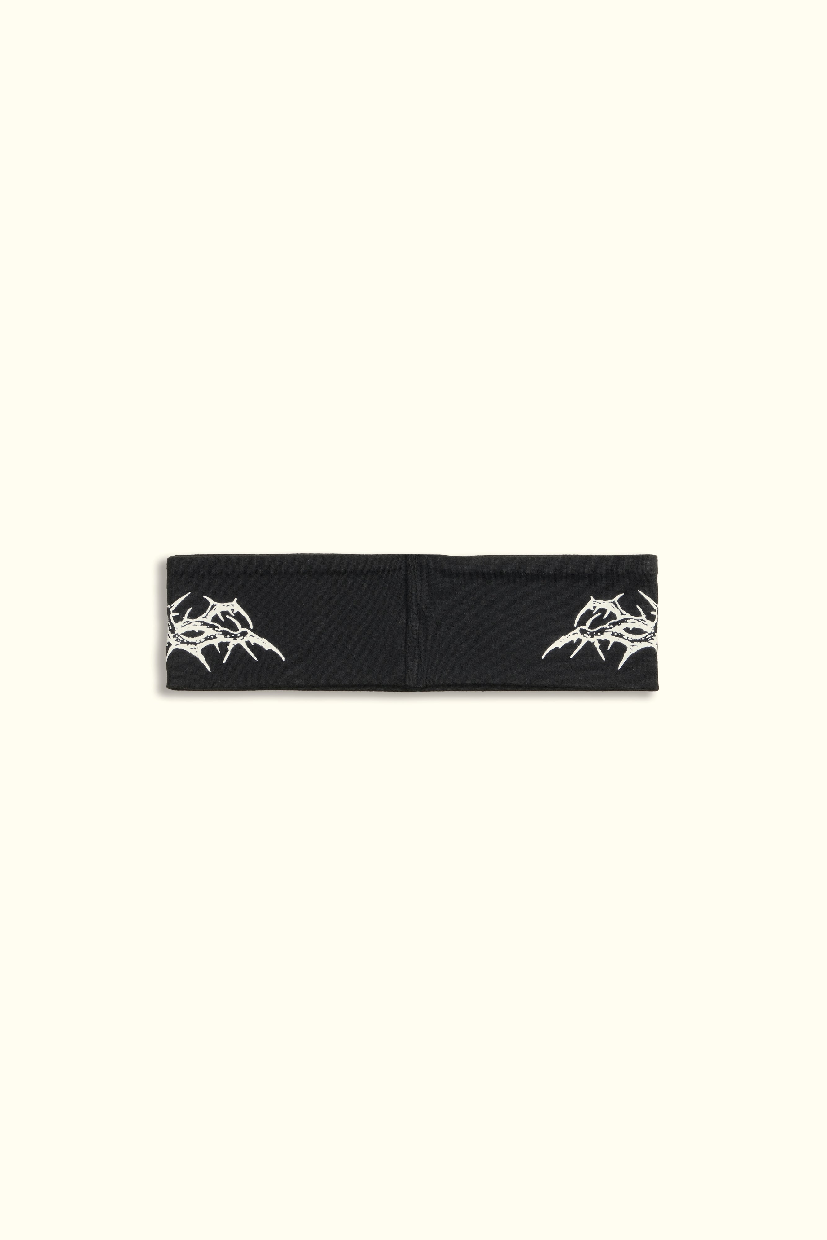 Thorns Wide Headband in Black