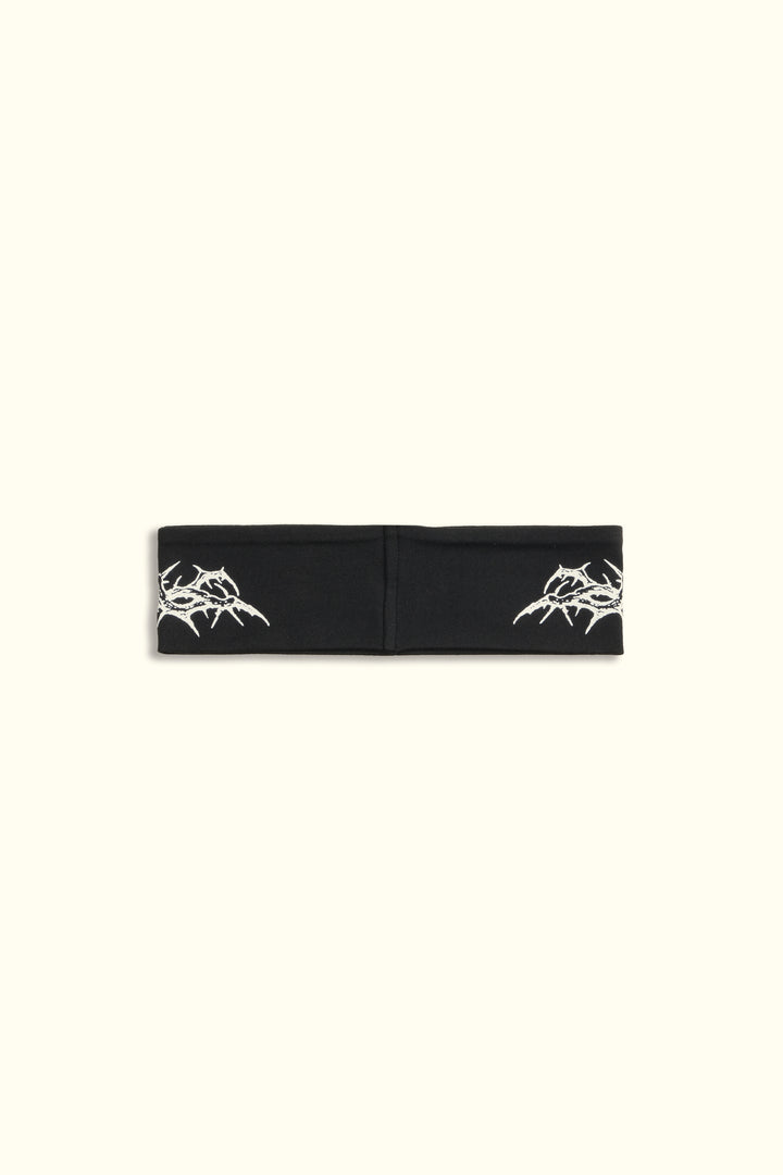 Thorns Wide Headband in Black