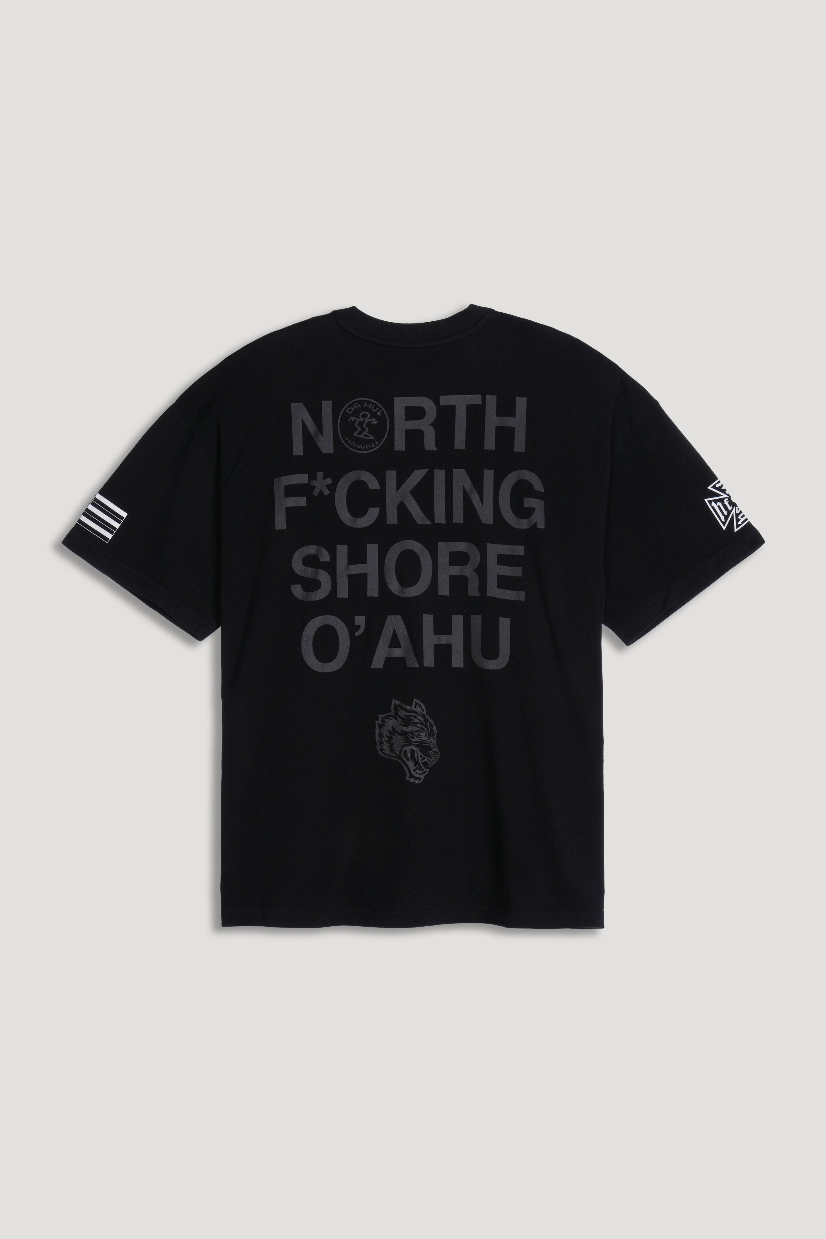 North F*Ckin Shore Premium Oversized Tee in Black