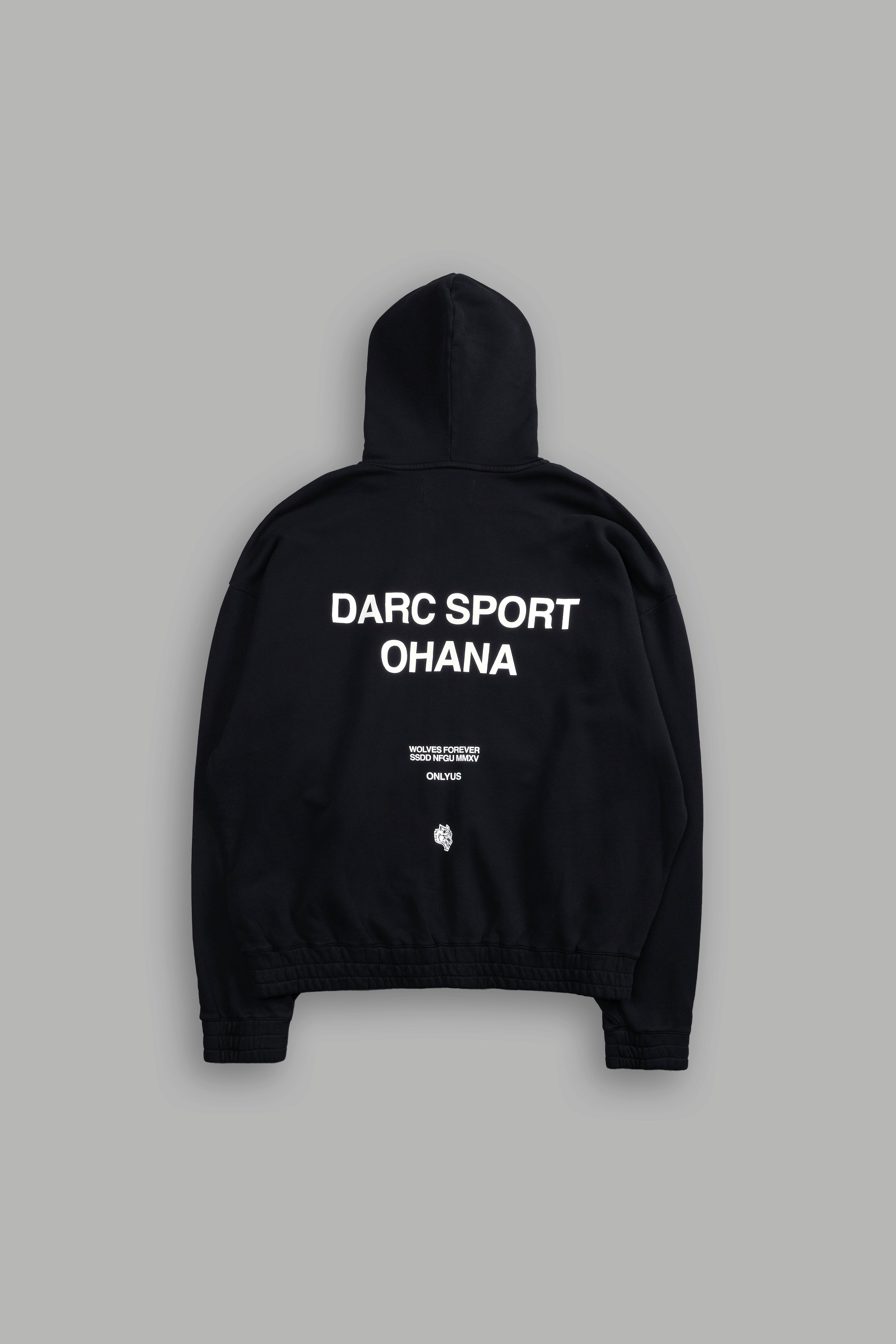 Darc Sport Ohana "Chambers" Zip Hoodie in Black