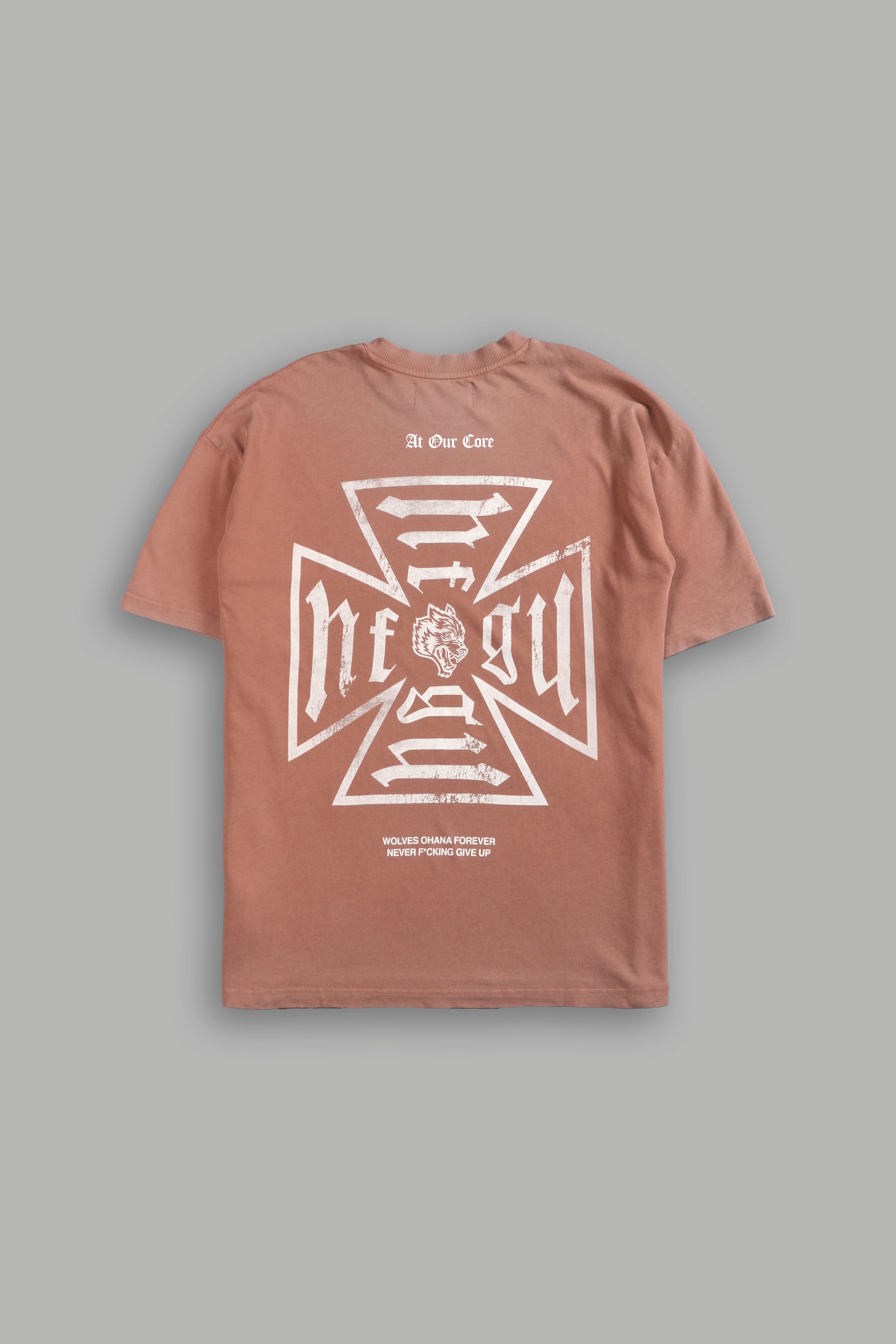 Loyal to the Core "Premium" Oversized Tee in Desert Rose