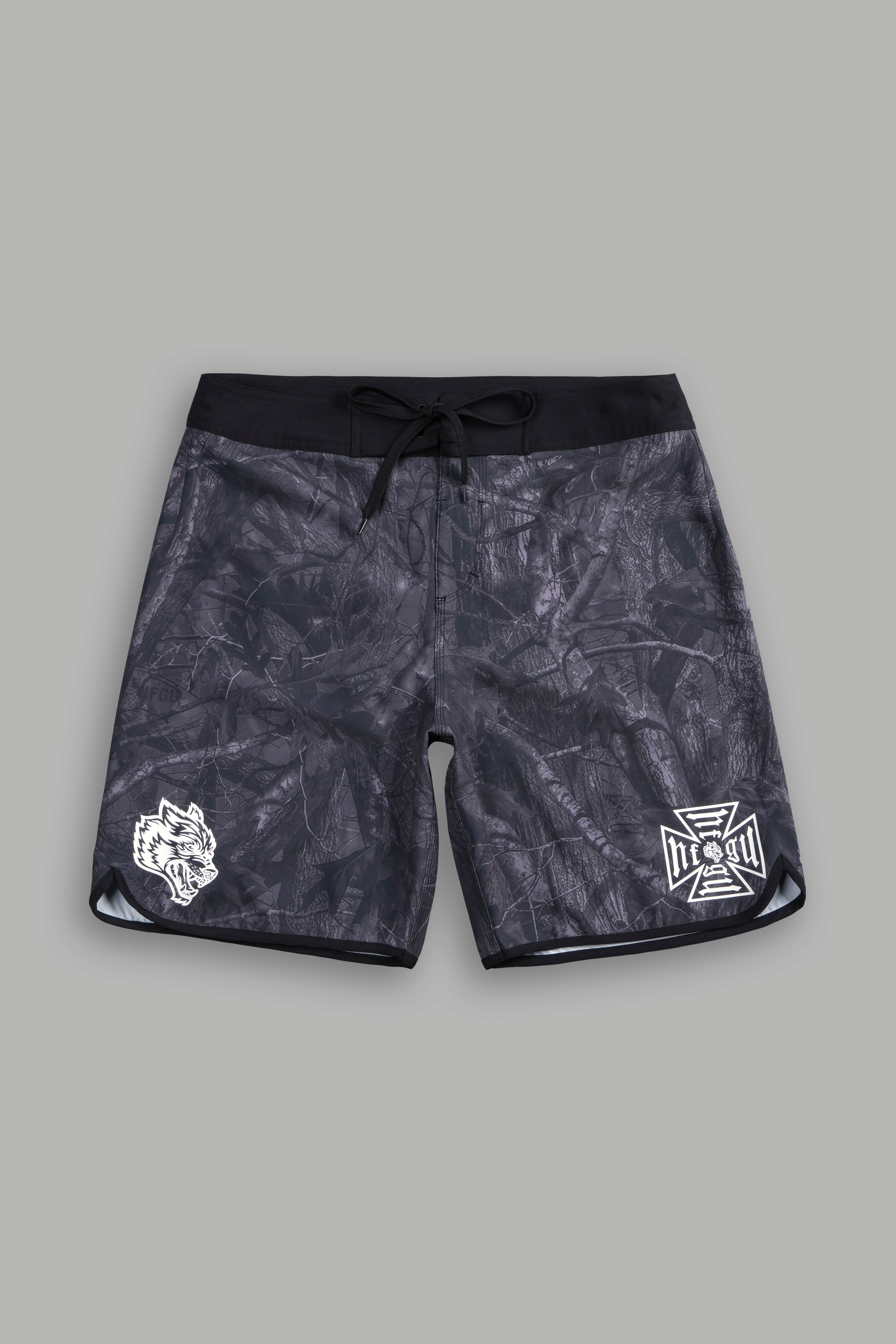 Core Brucey's Board Shorts in Darc Driftwood Forest Camo