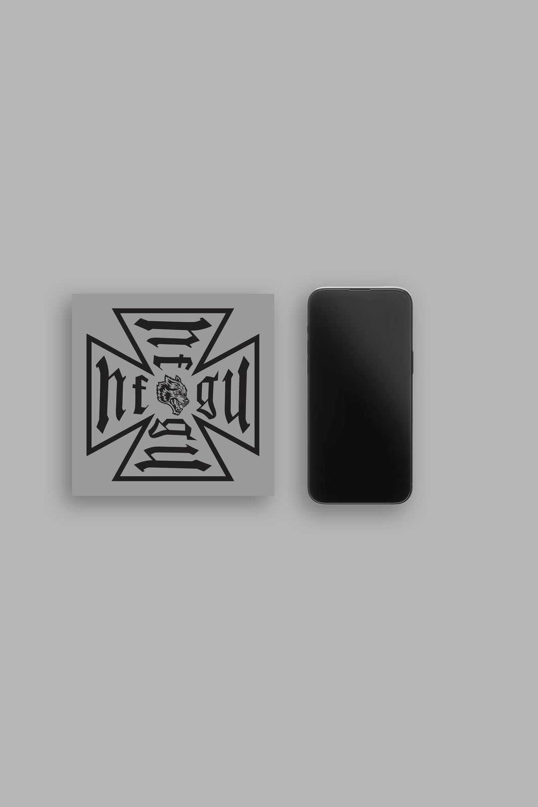 Core Large Sticker in Black