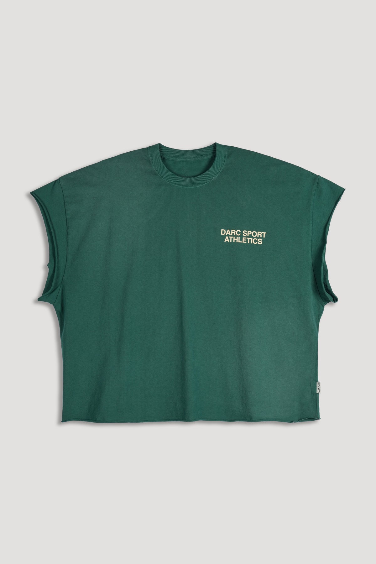 Forever Mark "Grunge" Cut Off Tee in Sierra Pine Sun Fade