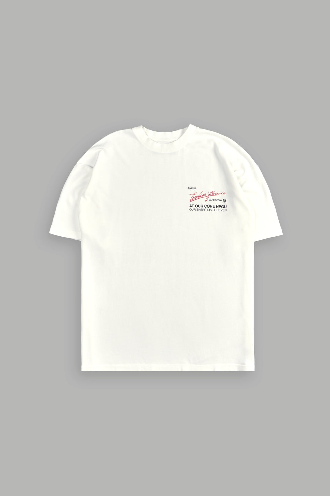 At Our Core "Premium" Oversized Tee in Cream