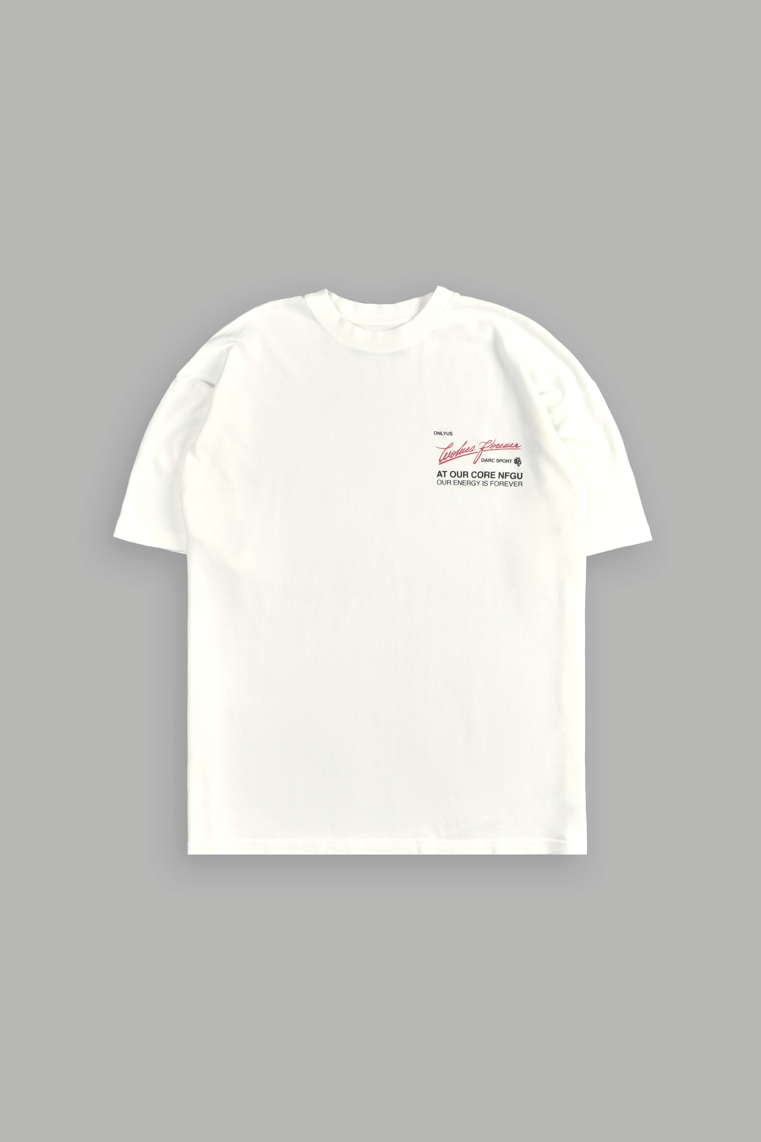 At Our Core "Premium" Oversized Tee in Cream