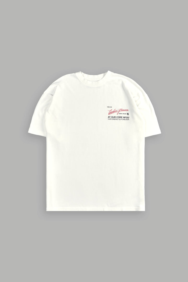 At Our Core "Premium" Oversized Tee in Cream