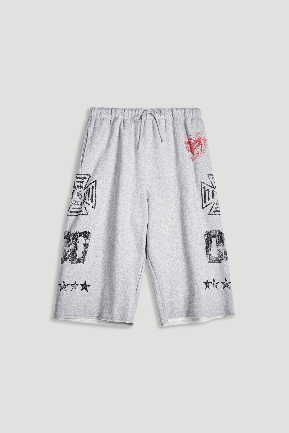 DSA Frvr Capri Sweat Pants In Light Athletic Gray