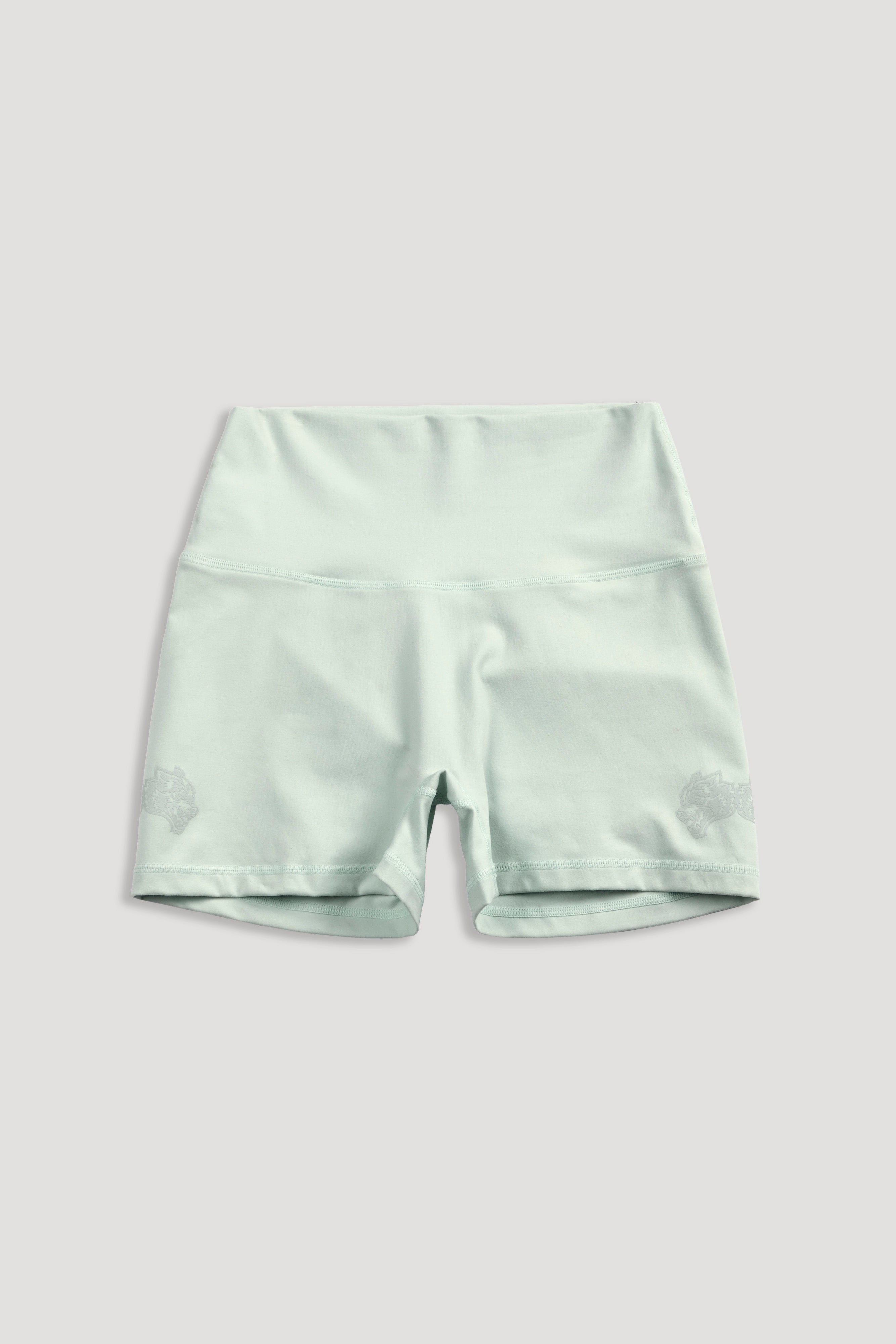 IYKYK Wolves "Emma" Energy Shorts in Honeydew
