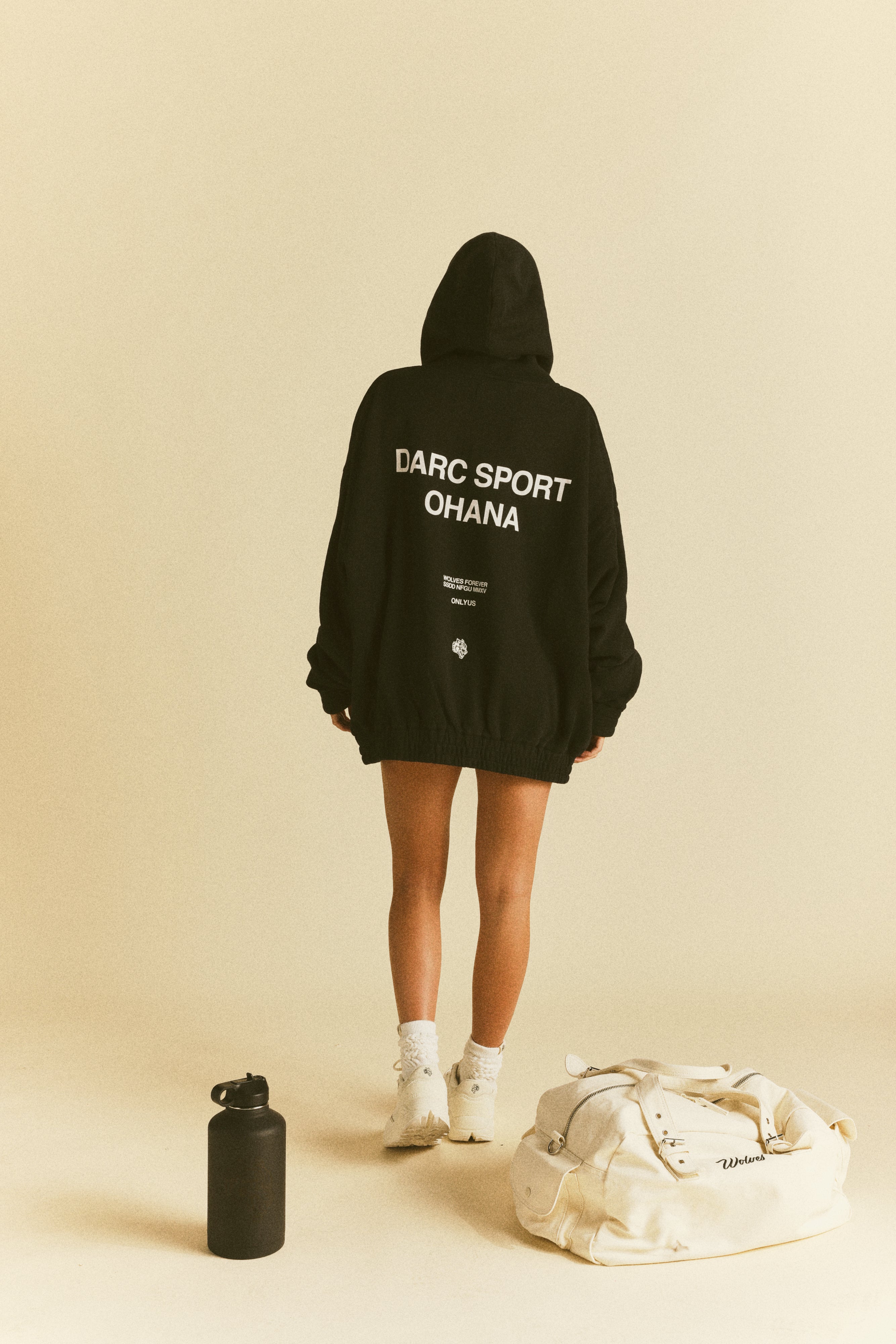 Darc Sport Ohana "Chambers" Zip Hoodie in Black
