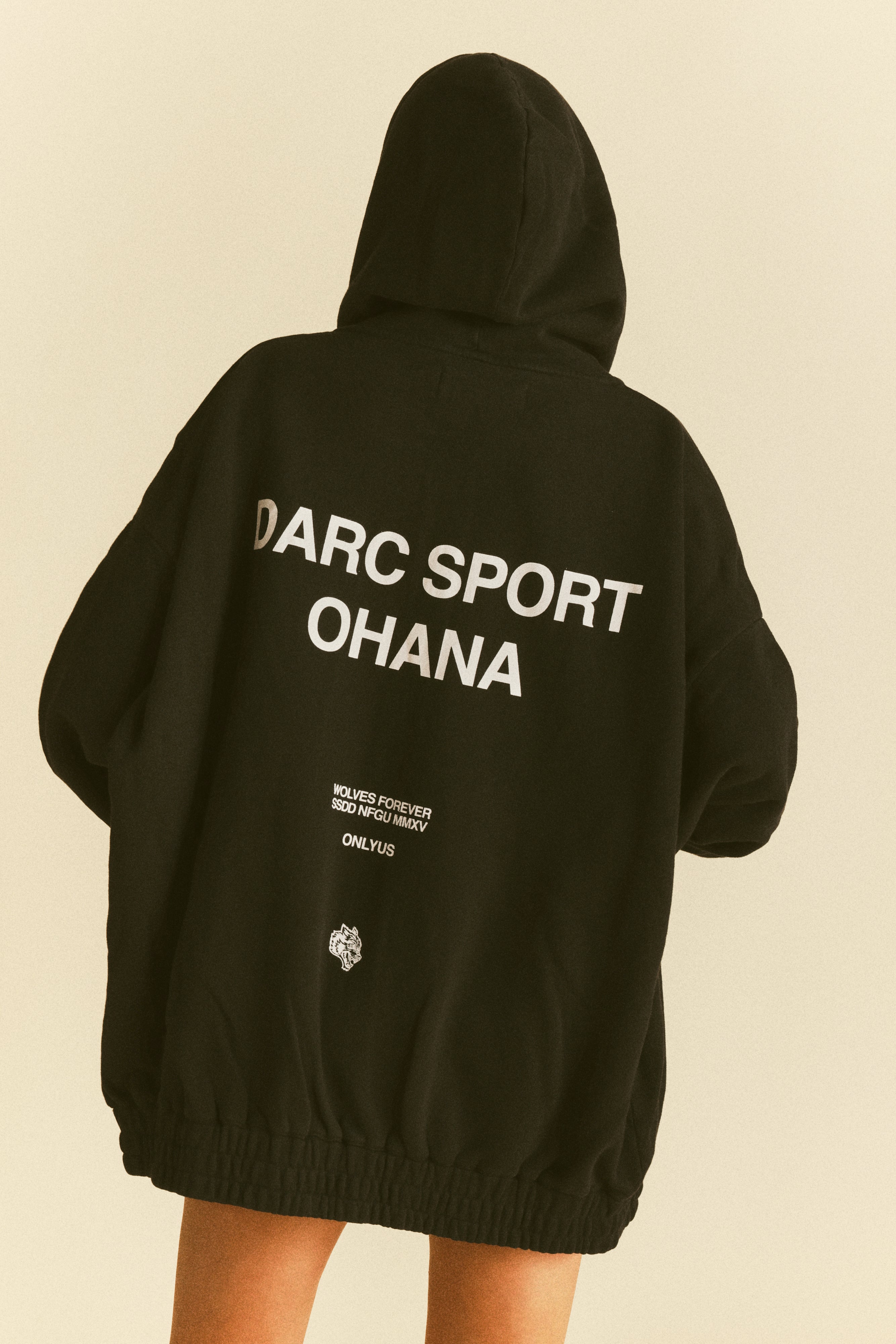 Darc Sport Ohana "Chambers" Zip Hoodie in Black