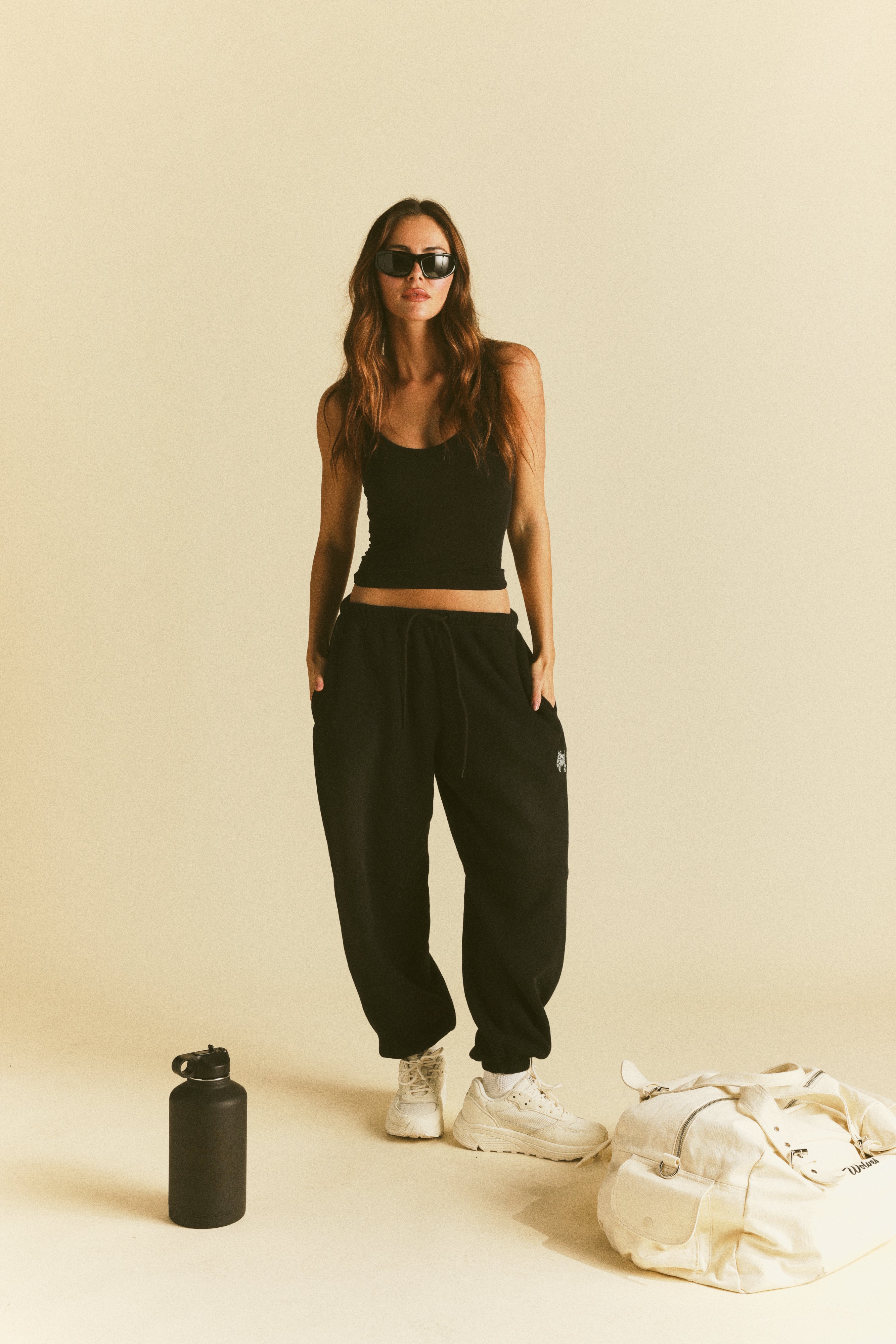 It's For Us Premium Lounger Sweat Pants in Black