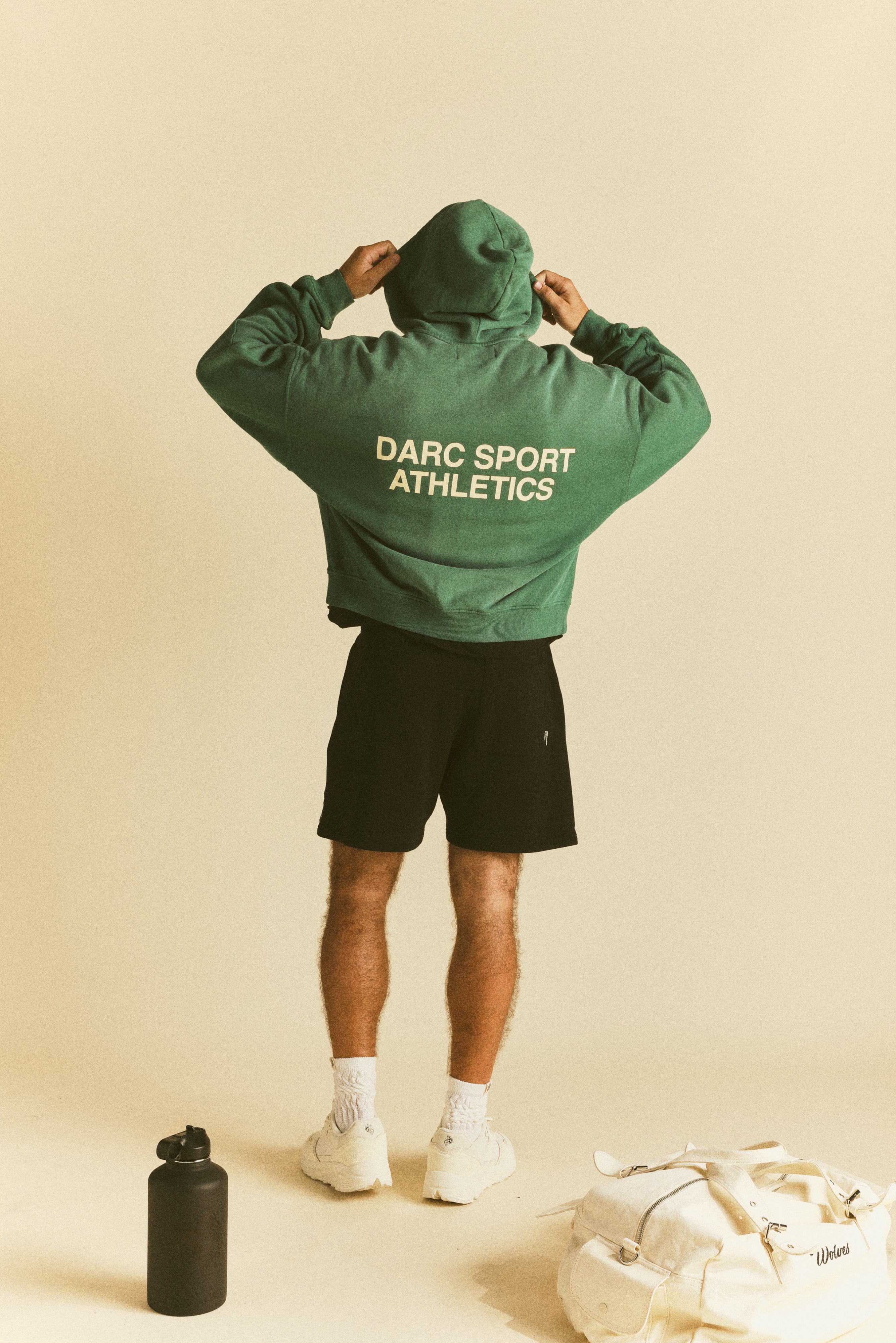 "Darco" Double Zip Hoodie in Sierra Pine Sun Fade
