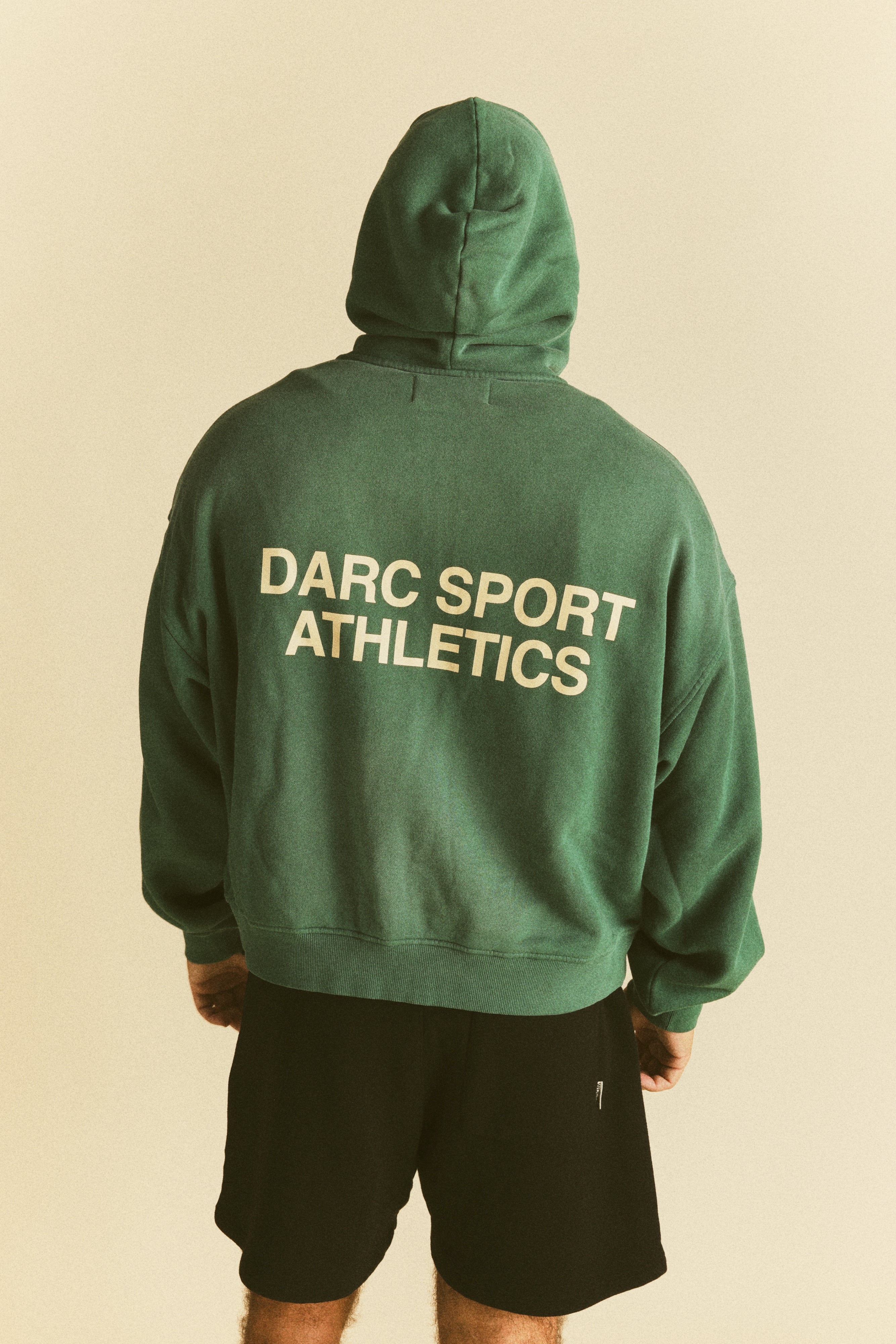 "Darco" Double Zip Hoodie in Sierra Pine Sun Fade