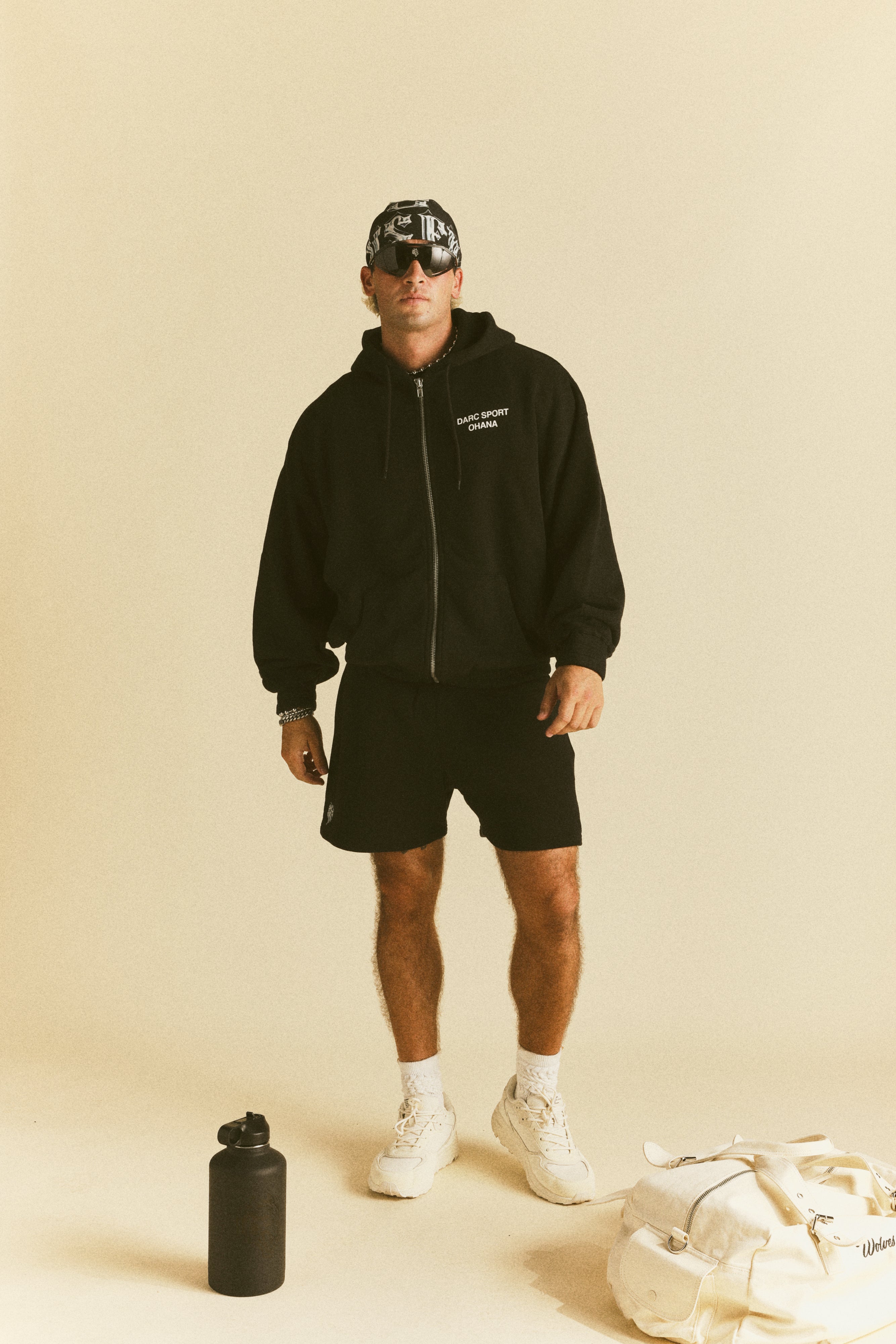 Darc Sport Ohana "Chambers" Zip Hoodie in Black